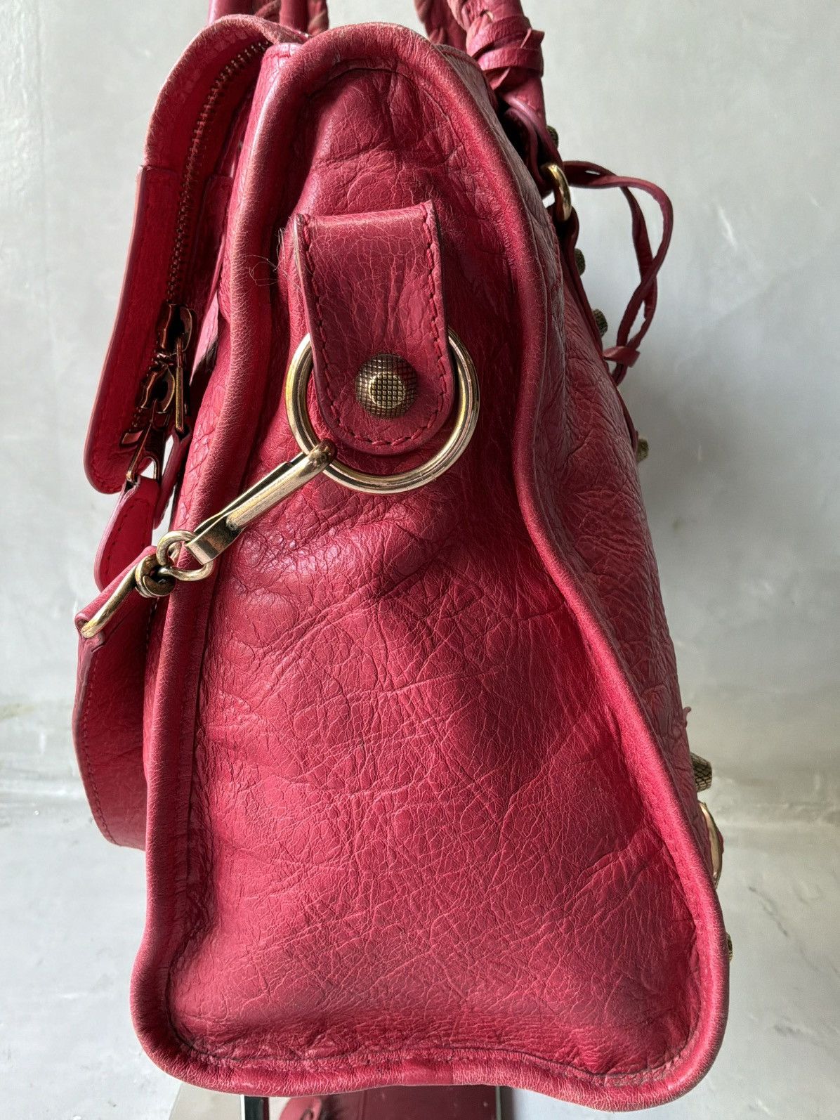 Balenciaga Balenciaga - Classic City Pink Lambskin Bag Size ONE SIZE - 11 Thumbnail