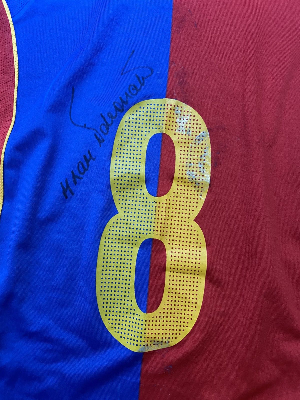 Nike × Vintage Nike 1893 BASEL 2004 2005 #8 Oswald JERSEY SOCCER SHIRT Size US XL / EU 56 / 4 - 11 Thumbnail