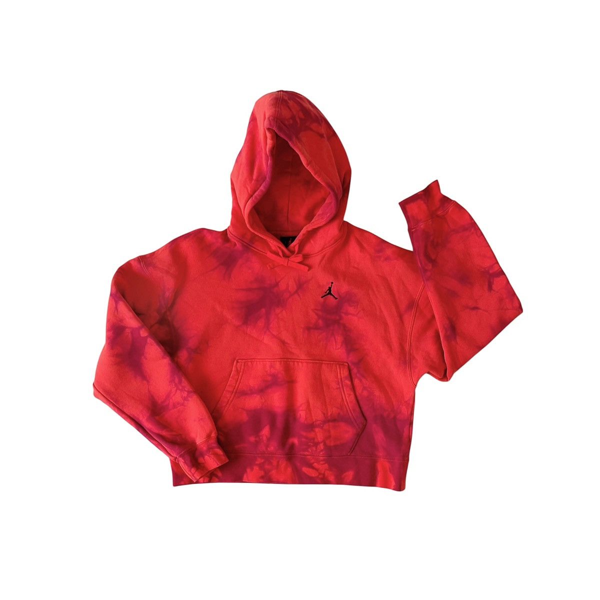 Jordan Brand JORDAN tie dye cropped fleece hoodie Size XS / US 0-2 / IT 36-38 - 1 Thumbnail