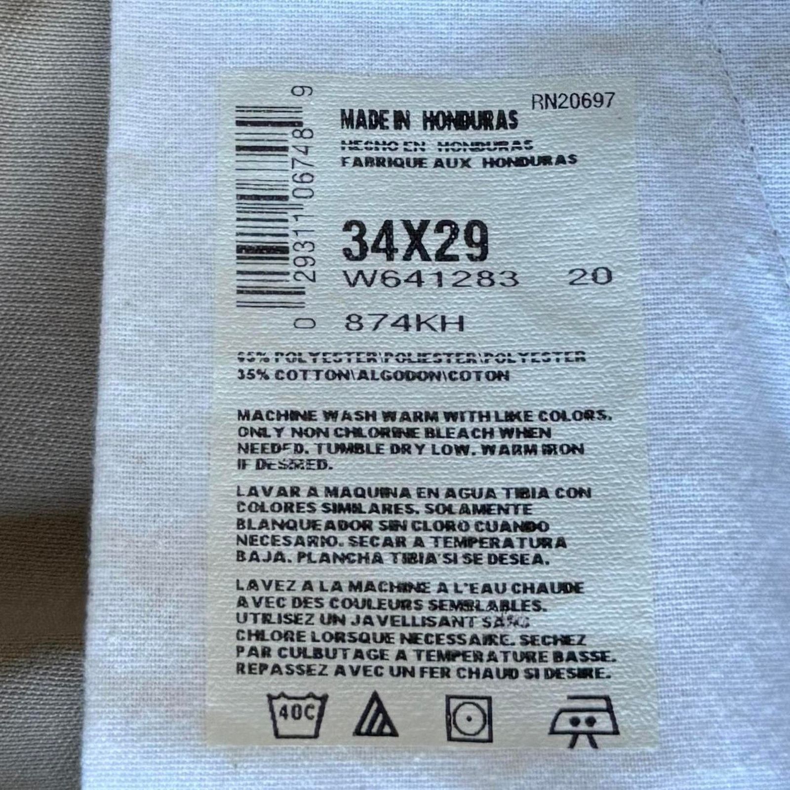 Dickies × Vintage Vintage Y2K Super Baggy Tonal Tan Dickies Casual Skate Pants Size US 34 / EU 50 - 3 Thumbnail