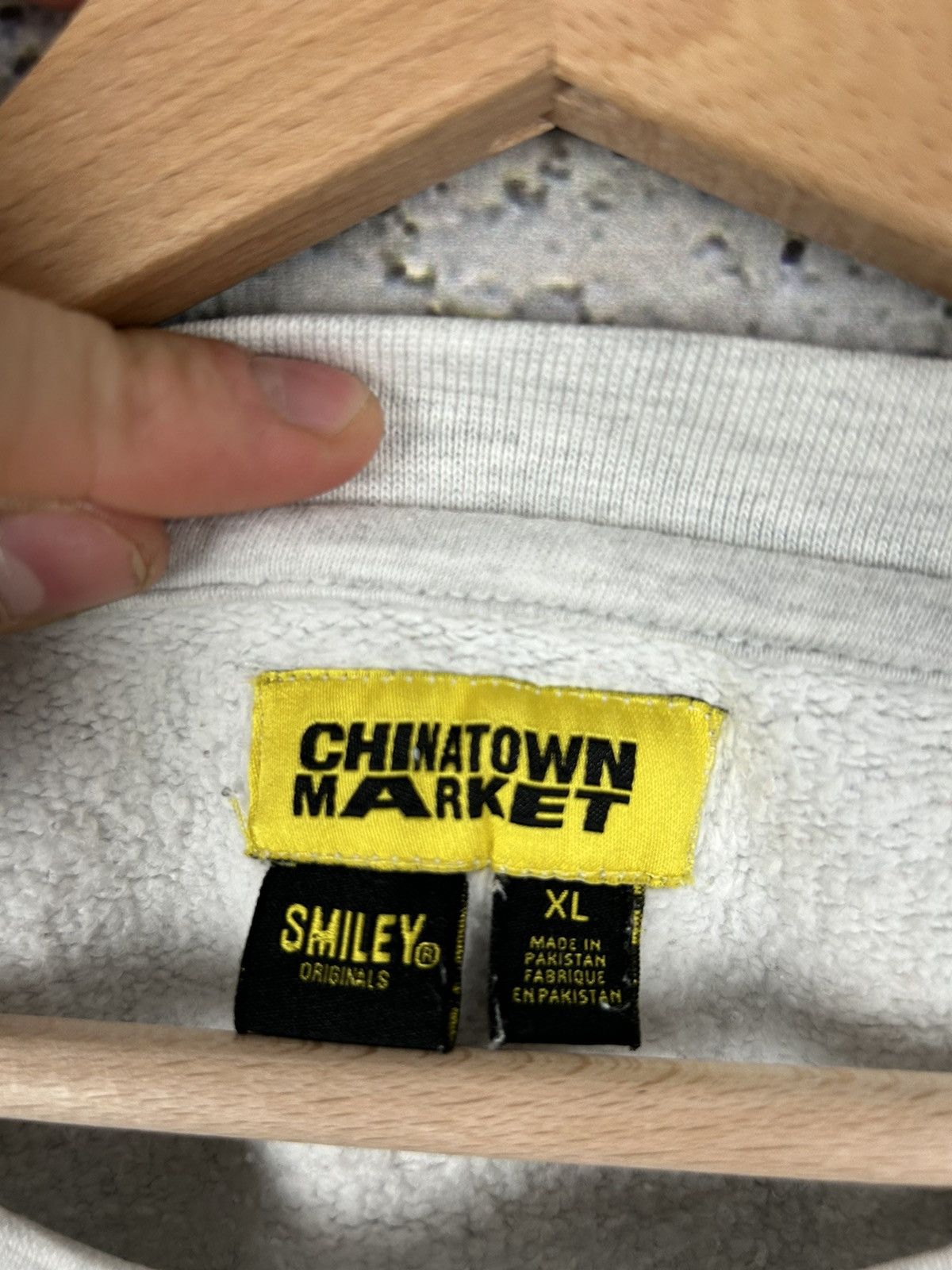 Vintage Chinatown Market x Smiley Graphic Crewneck Hype Streetwear Size US XL / EU 56 / 4 - 4 Thumbnail