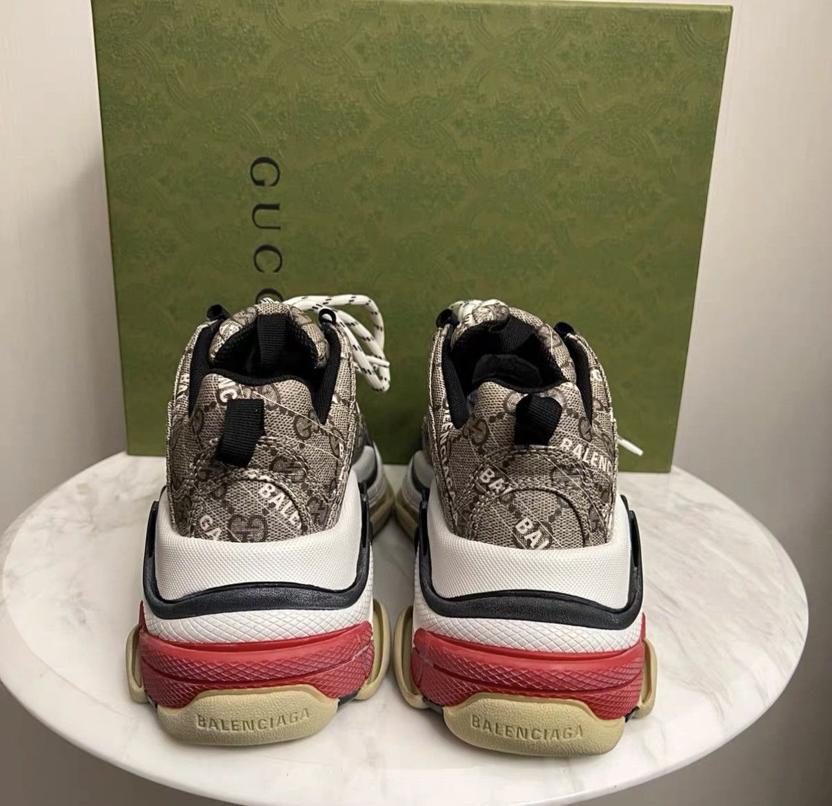 Balenciaga Balenciaga x Gucci Triple S J42 Size US 6 / IT 36 - 3 Thumbnail