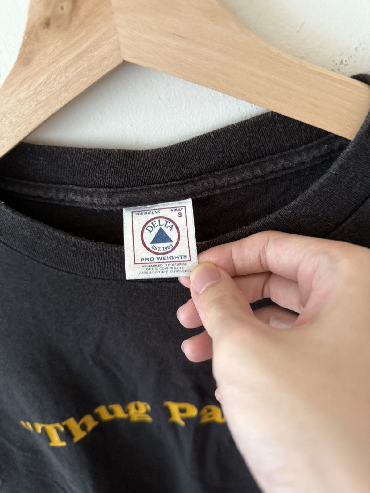 Rap Tees × Vintage Vintage 2000s Tommy Boy Thug Paradise T Shirt Size US S / EU 44-46 / 1 - 4 Thumbnail
