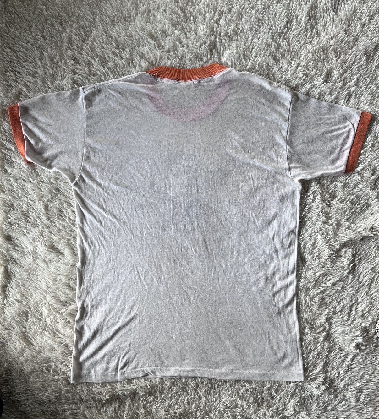 Vintage Vintage 1970s Tomy The Tiger Cereal Promo Ringer T Shirt Size US M / EU 48-50 / 2 - 5 Thumbnail