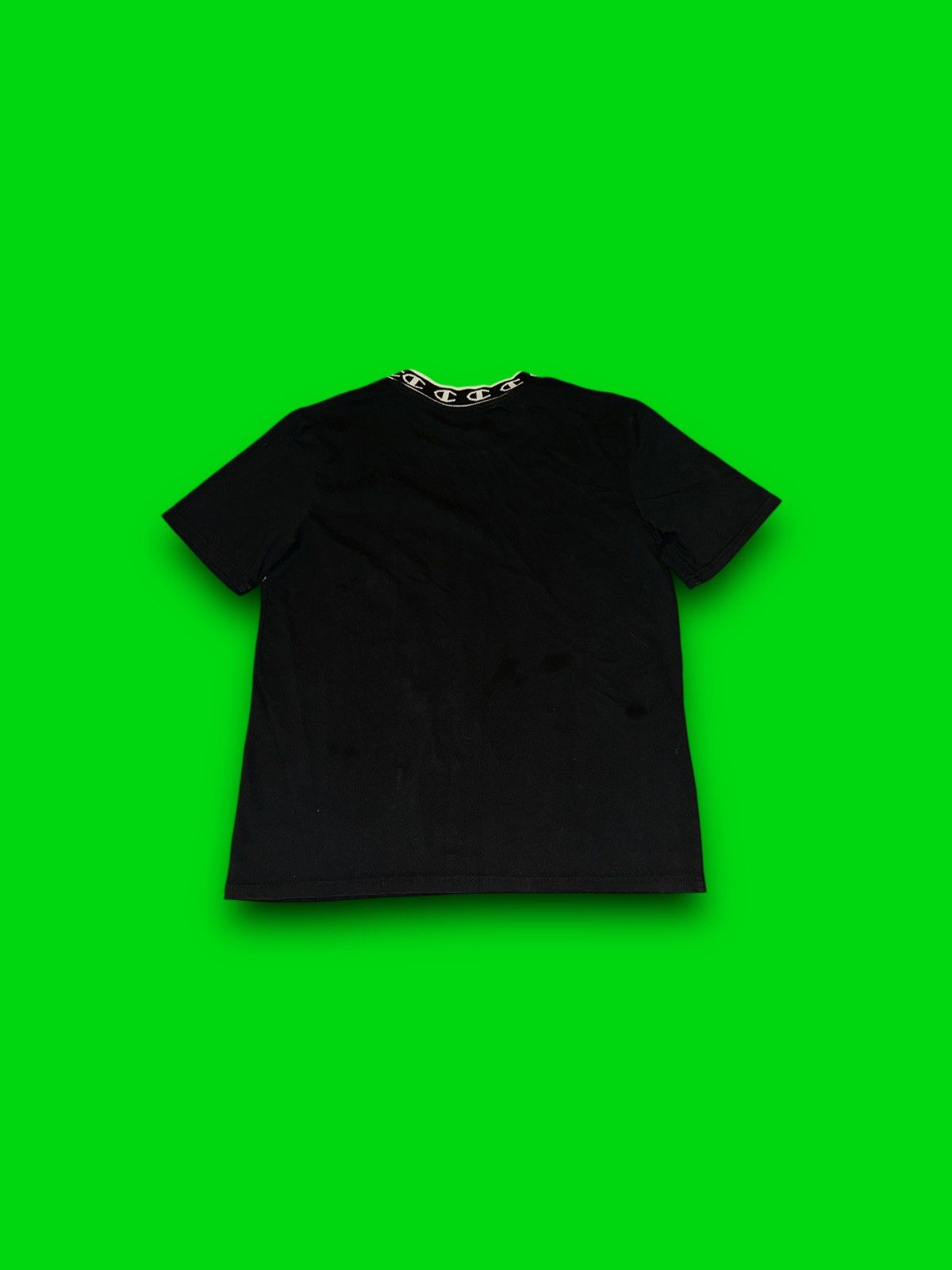 Champion Champion ribbed collar embroidered t-shirt black medium Size US M / EU 48-50 / 2 - 3 Thumbnail