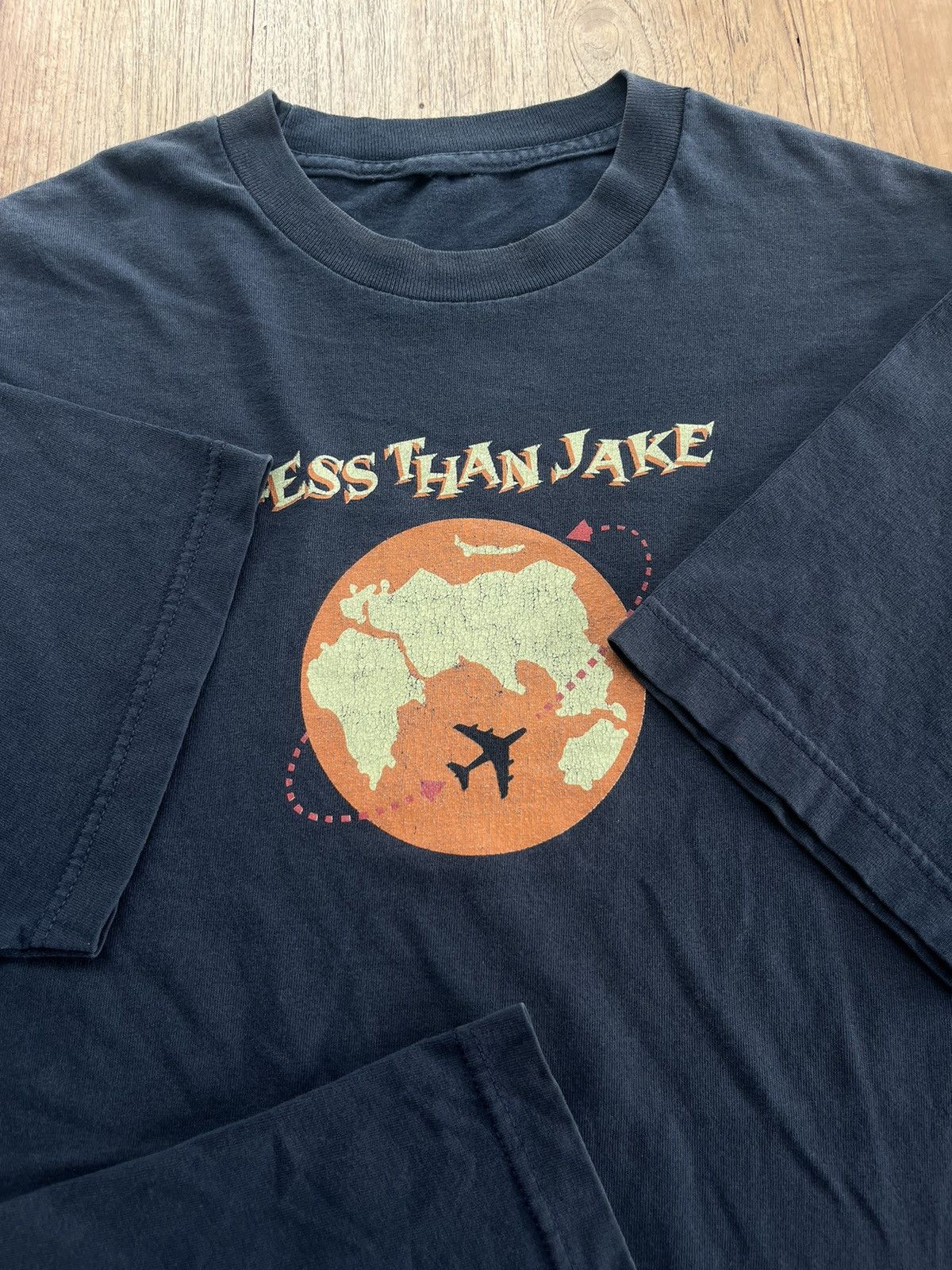 Vintage Vintage LESS THAN JAKE Gainesville Rock City 90’sband Tshirt Size US XL / EU 56 / 4 - 7 Thumbnail