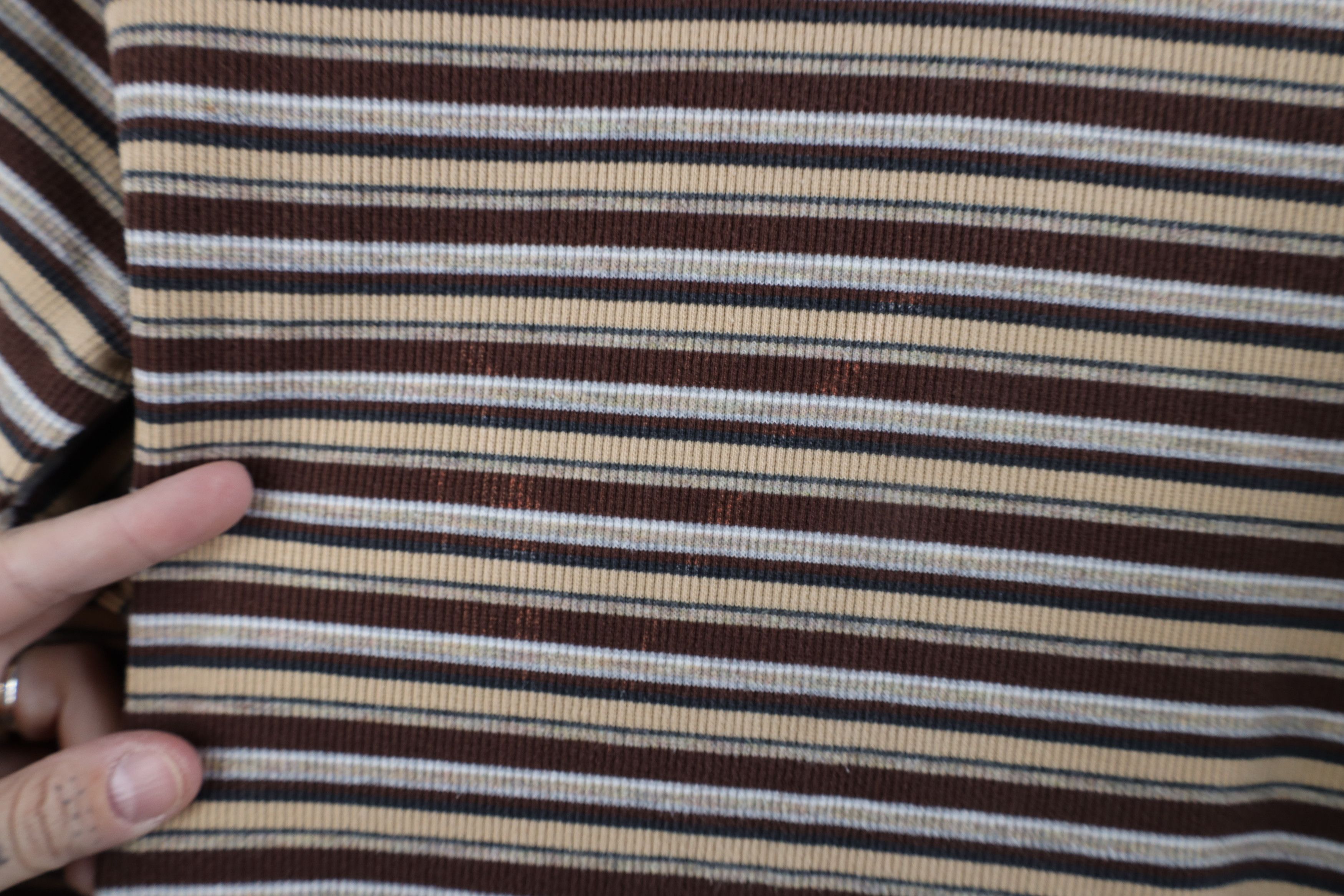 Vintage Vintage 90s Streetwear Ribbed Knit Turtleneck T-Shirt Size M / US 6-8 / IT 42-44 - 4 Thumbnail