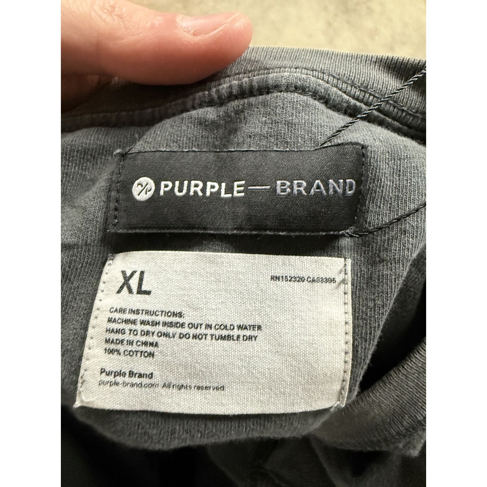 Purple Brand Purple Brand Tee Grey Chrome P Used XL Size US XL / EU 56 / 4 - 3 Thumbnail
