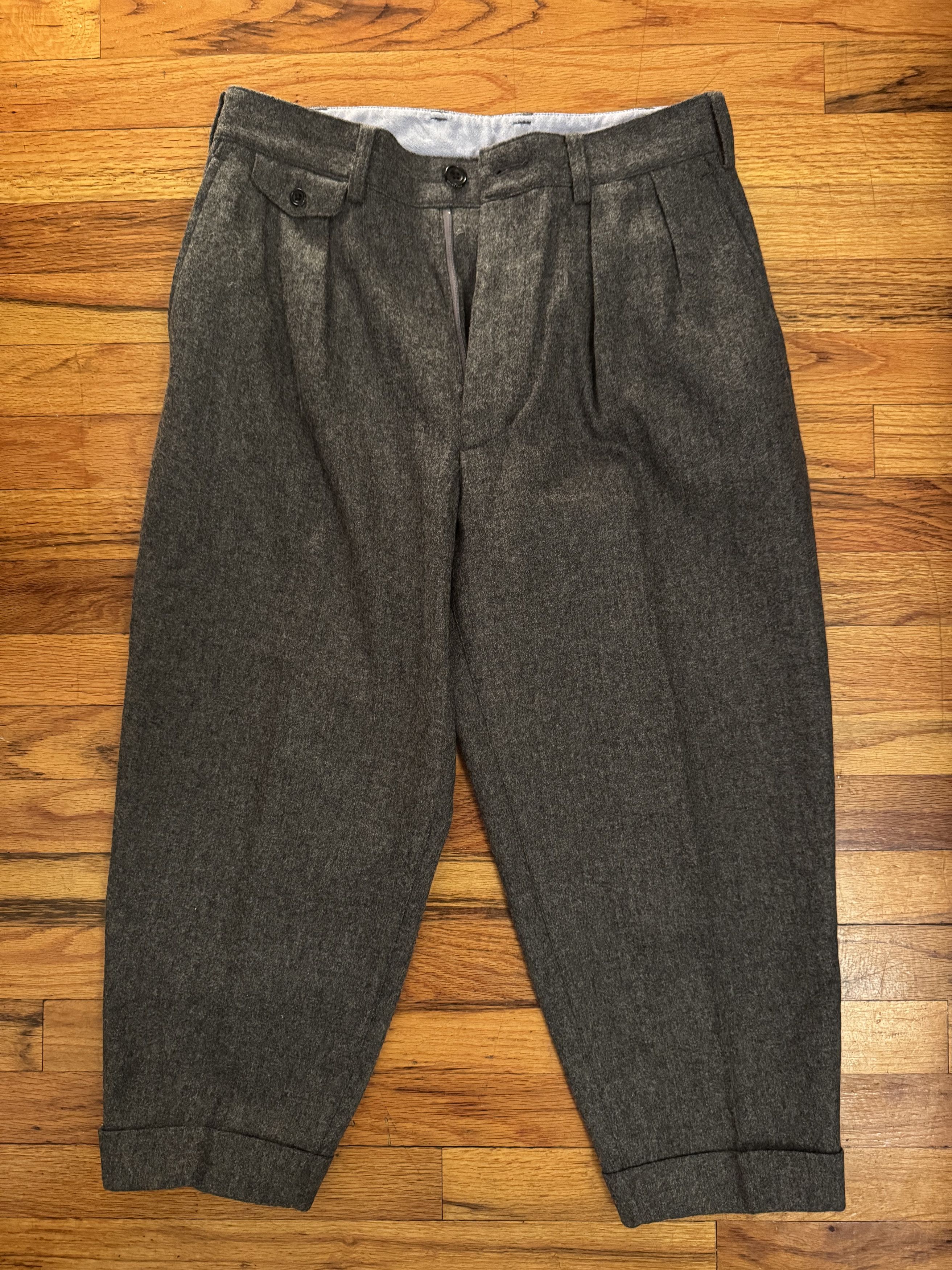 Beams Plus Beams Plus 2-Pleats Flannel Trouser, Small Size US 28 / EU 44 - 2 Thumbnail