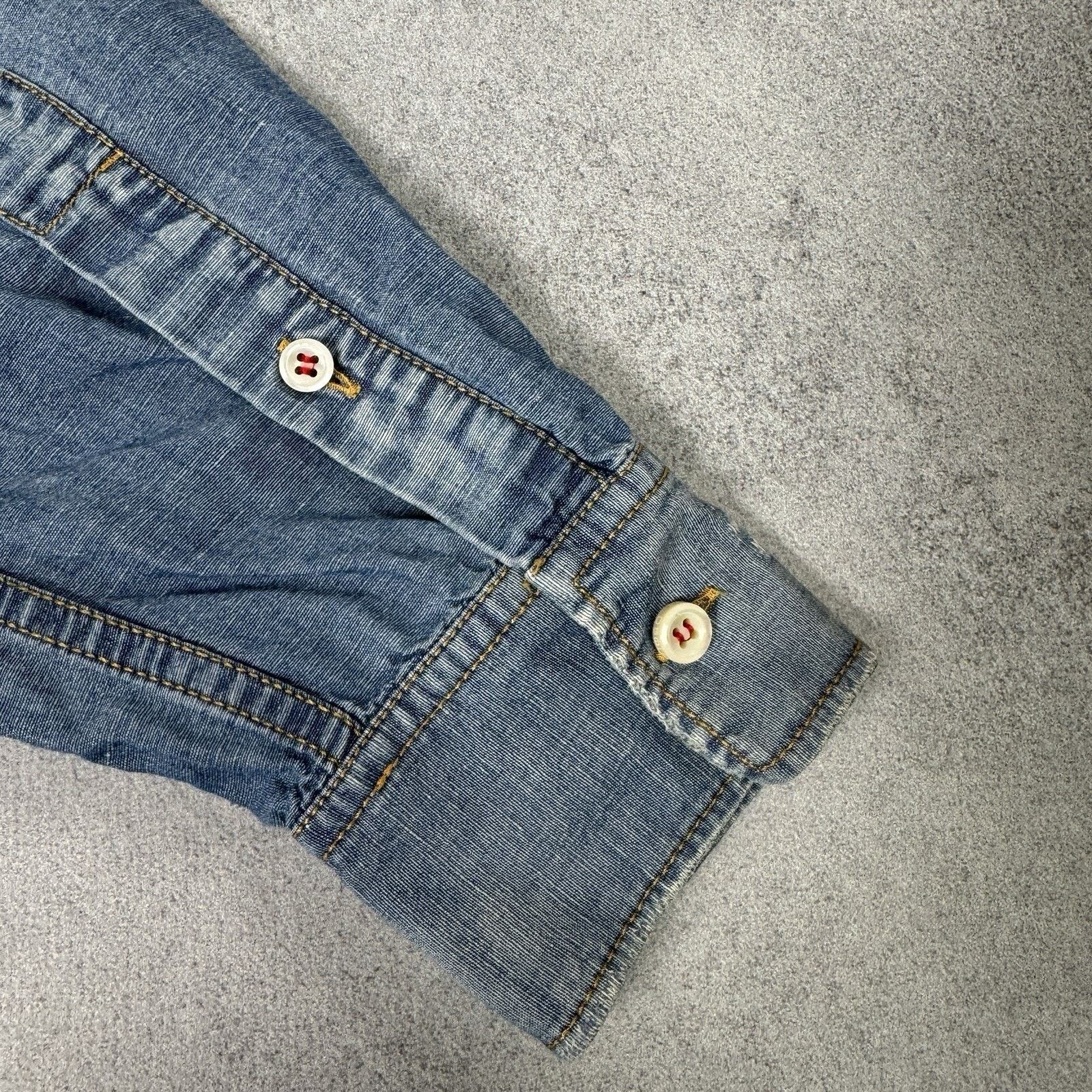 Dsquared2 Dsquared2 Men Denim Shirt Size 46 Blue Cotton Size US M / EU 48-50 / 2 - 16 Thumbnail