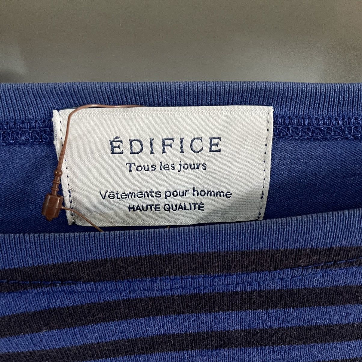 Vetements 🇯🇵 EDIFICE Vetements Pour Homme Women Stripe Blue Longsleeve Size US S / EU 44-46 / 1 - 4 Thumbnail