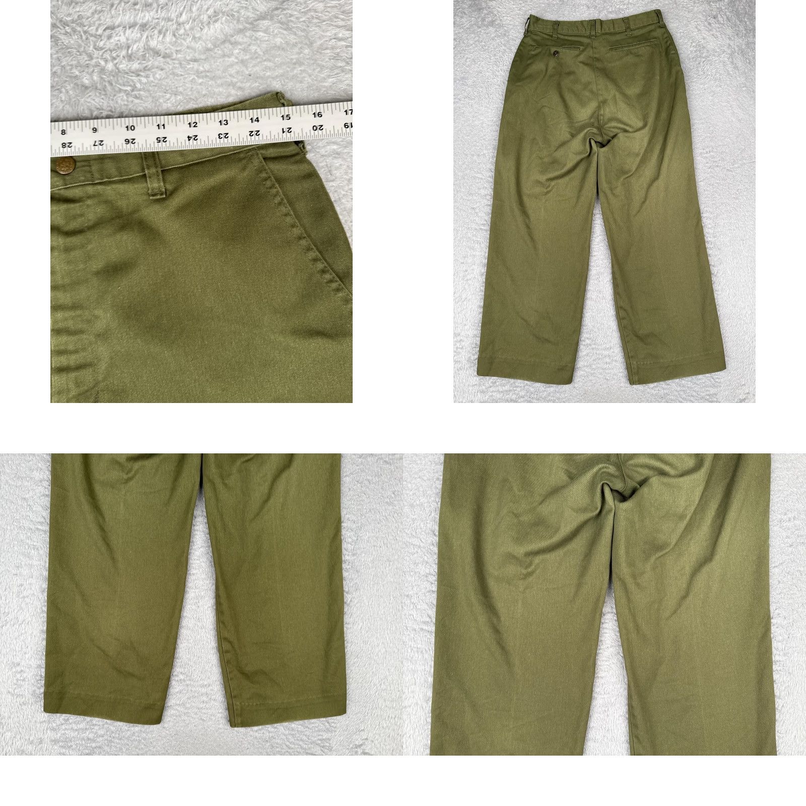 Vintage VINTAGE Boy Scouts Of America Pants Mens 32x27 Green Chino Straight Leg Official Size US 32 / EU 48 - 9 Thumbnail