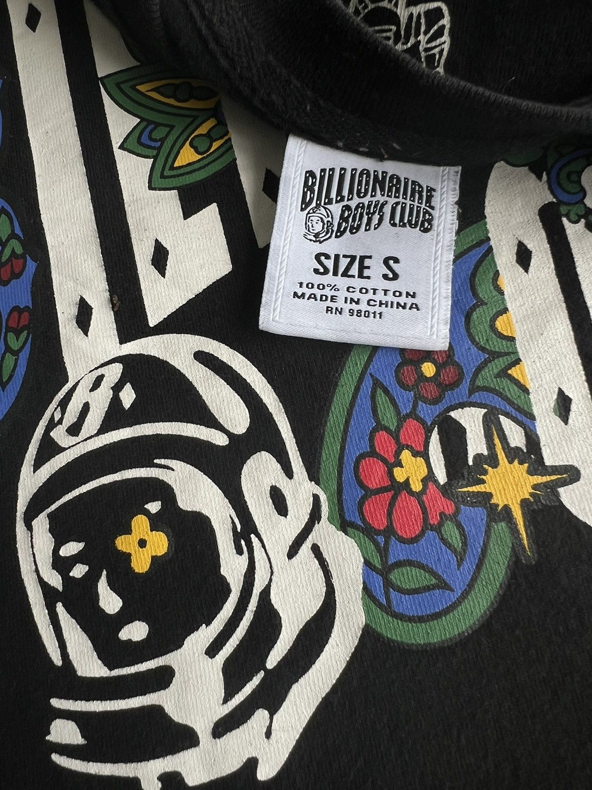Billionaire Boys Club RARE Billionaire Boys Club Space & Flowers Arch SS Shirt Size US S / EU 44-46 / 1 - 8 Thumbnail