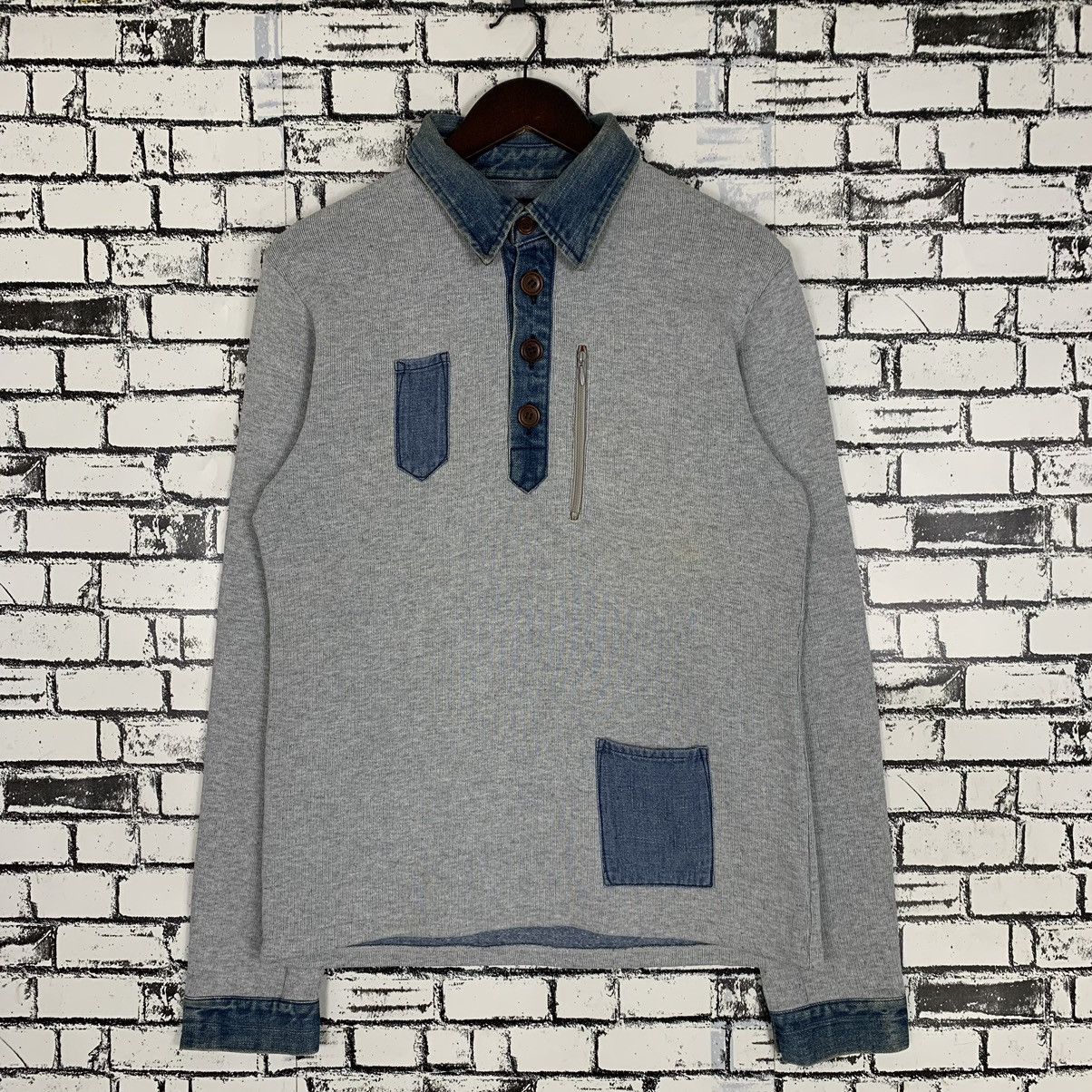 Blue Blue Japan Blue Blue Sweatshirt Blue Blue Polo Shirt Size US M / EU 48-50 / 2 - 1 Thumbnail