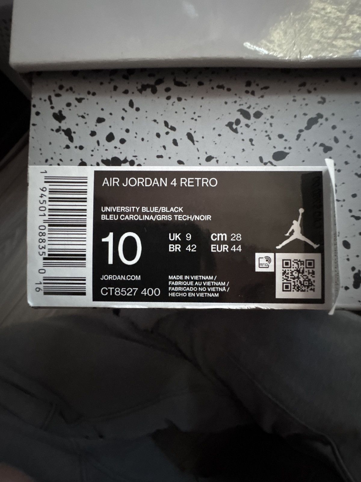 Jordan Brand Air Jordan 4 Retro ‘University Blue’ Size US 10 / EU 43 - 6 Thumbnail