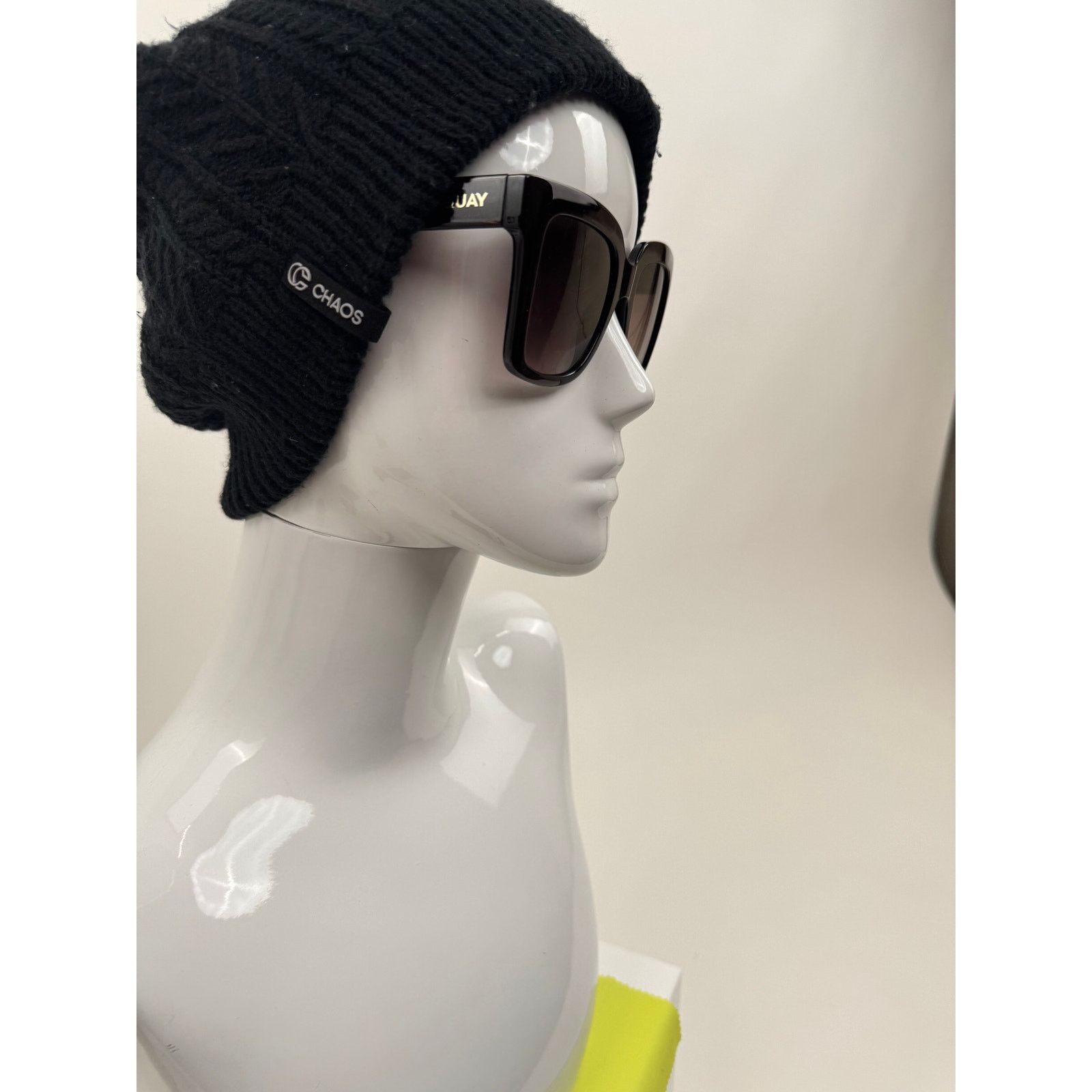 Quay Quay Icy Dark Brown Gradient Square Oversized Sunglasses Size ONE SIZE - 2 Thumbnail