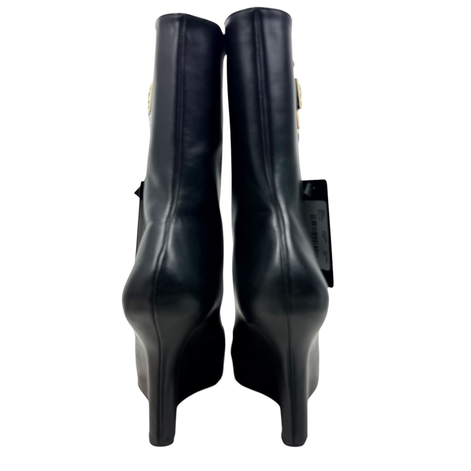Givenchy New Givenchy Shark Lock Wedge Platform Ankle Boots Black Size US 11 / IT 41 - 5 Thumbnail