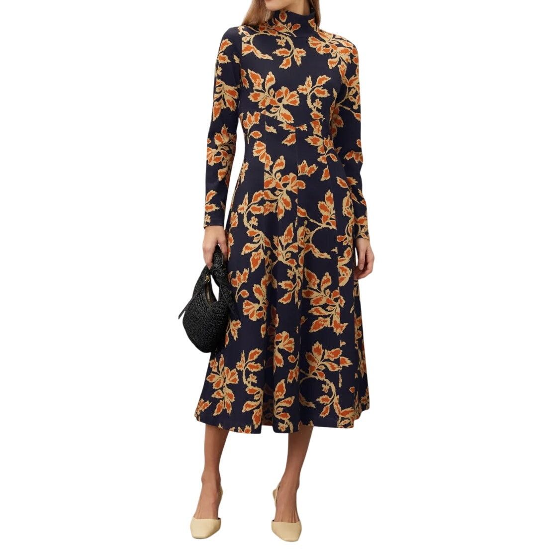 Tanya Taylor Tanya Taylor Floral Thea Dress in Blue, Size S Size S / US 4 / IT 40 - 2 Thumbnail