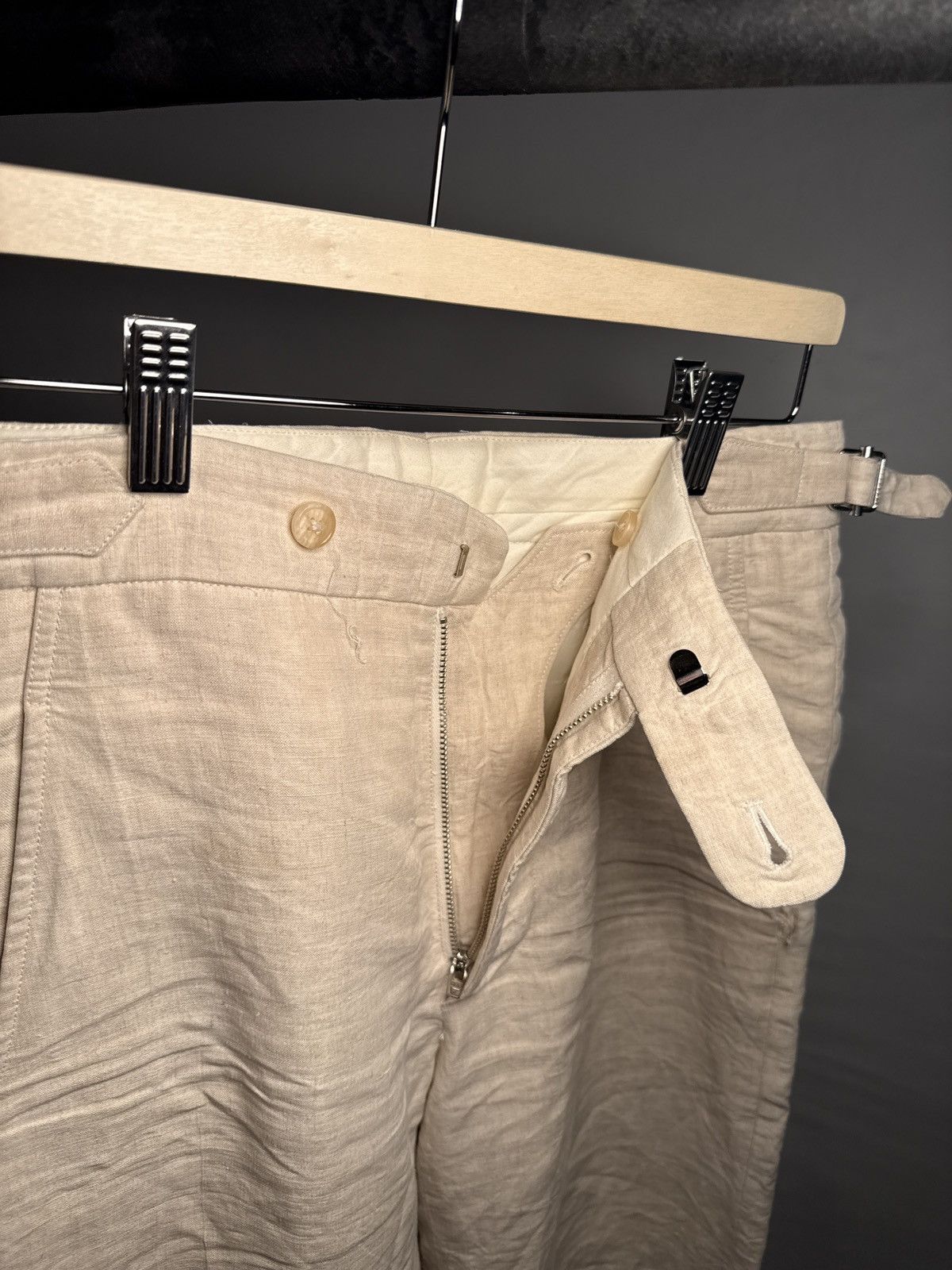 Bode Bode 1/1 Linen Pants Size US 29 - 4 Thumbnail