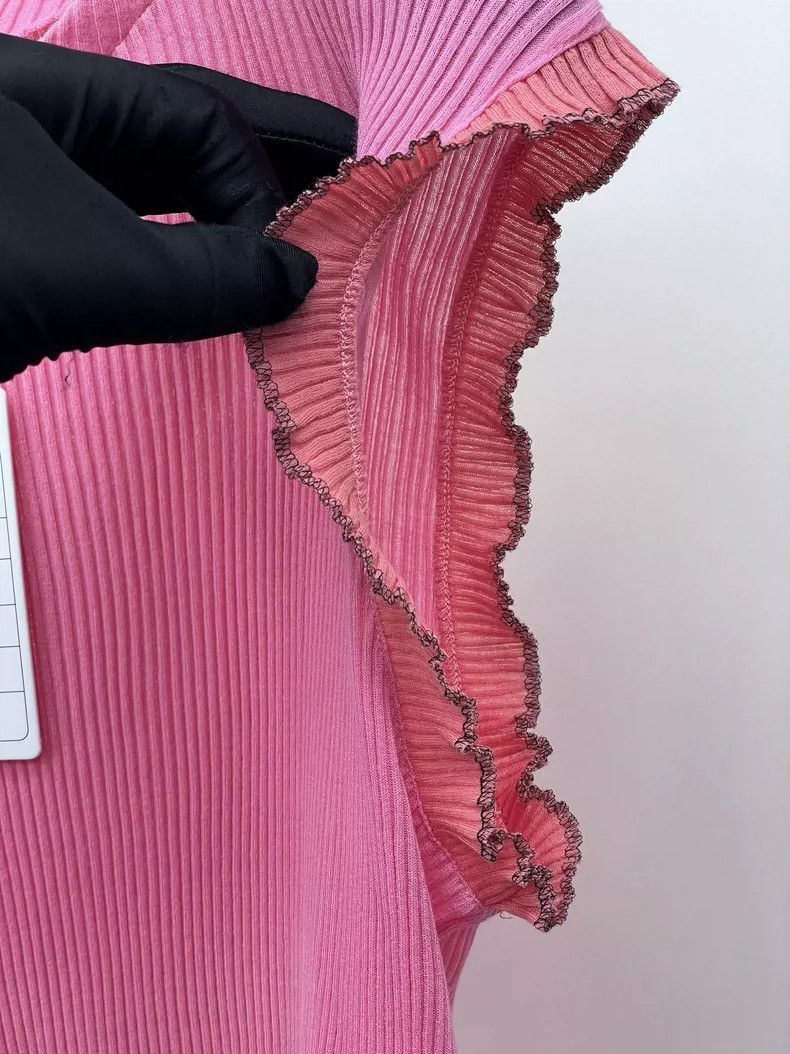 Chanel Chanel Pink thin knitted sleeveless Size XS / US 0-2 / IT 36-38 - 4 Thumbnail
