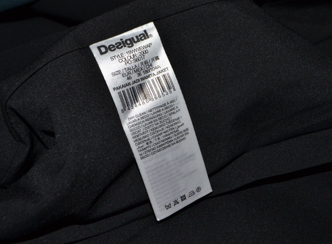 Desigual Desigual Blazer Jacket Career Office Handkerchief Wanita Size L / US 10 / IT 46 - 13 Thumbnail