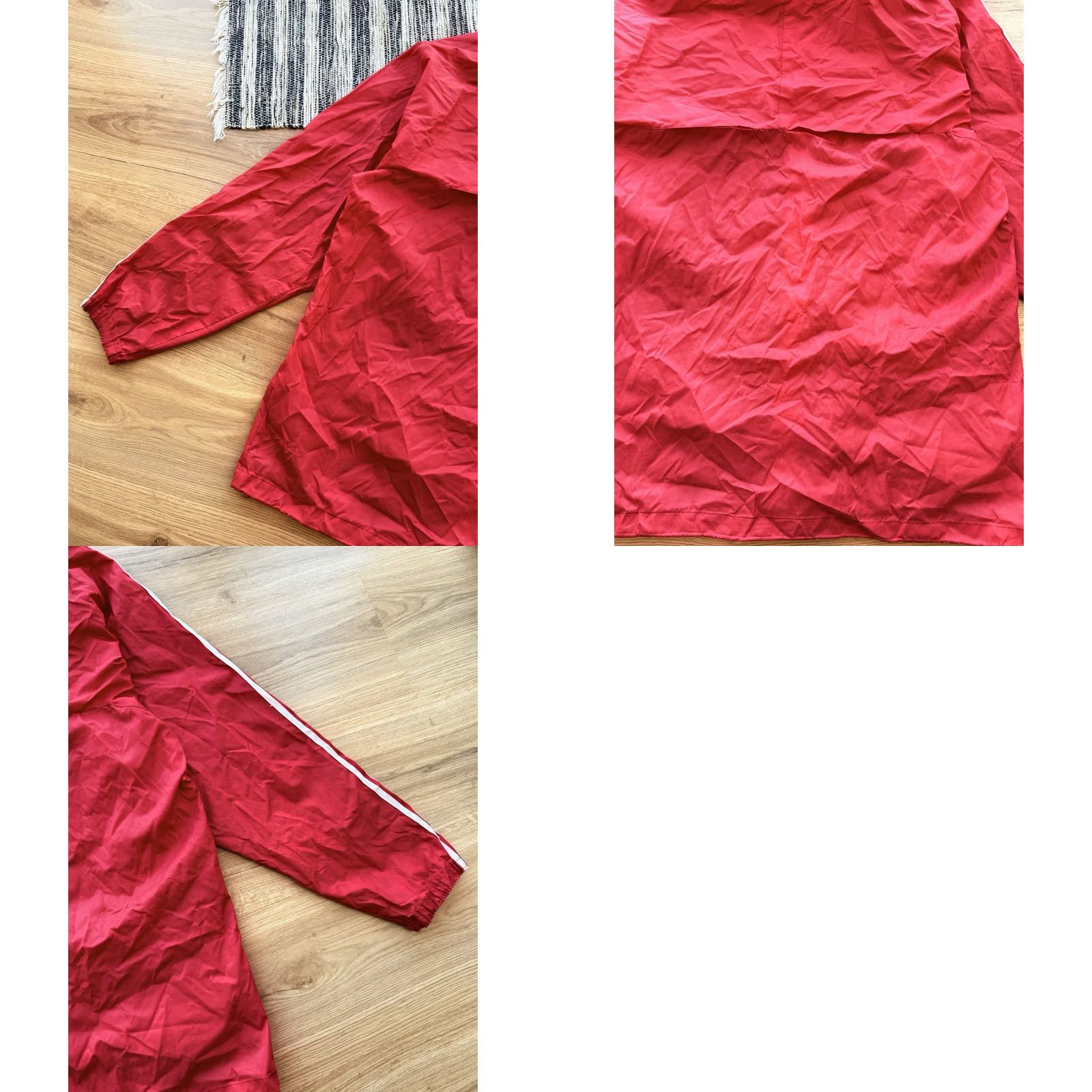 Adidas VINTAGE adidas VentexJacket Nylon Full Zip Men Red 80s 70s Retro Tunisian Made In Tunisia Sz L-XL Football Track Jacket Size US L / EU 52-54 / 3 - 10 Thumbnail