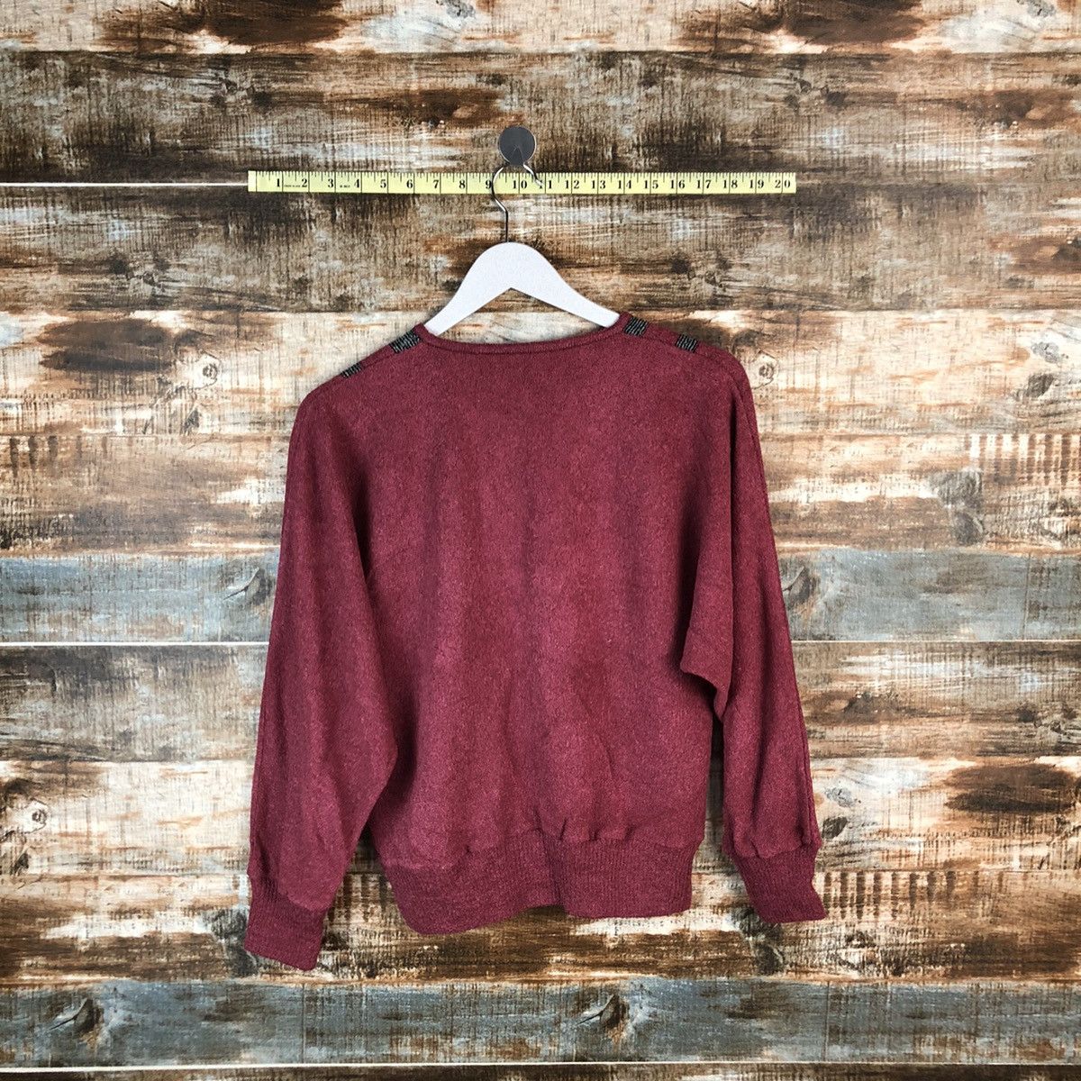 Homespun Knitwear × Japanese Brand Patria Soeur vintage Red Knitwear #A1358 Size S / US 4 / IT 40 - 12 Thumbnail
