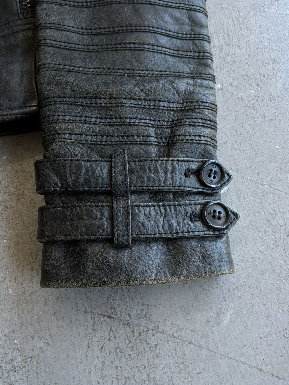 Dior AW03 Dior - Hedi Slimane - Luster Leather Jacket Size US S / EU 44-46 / 1 - 8 Thumbnail