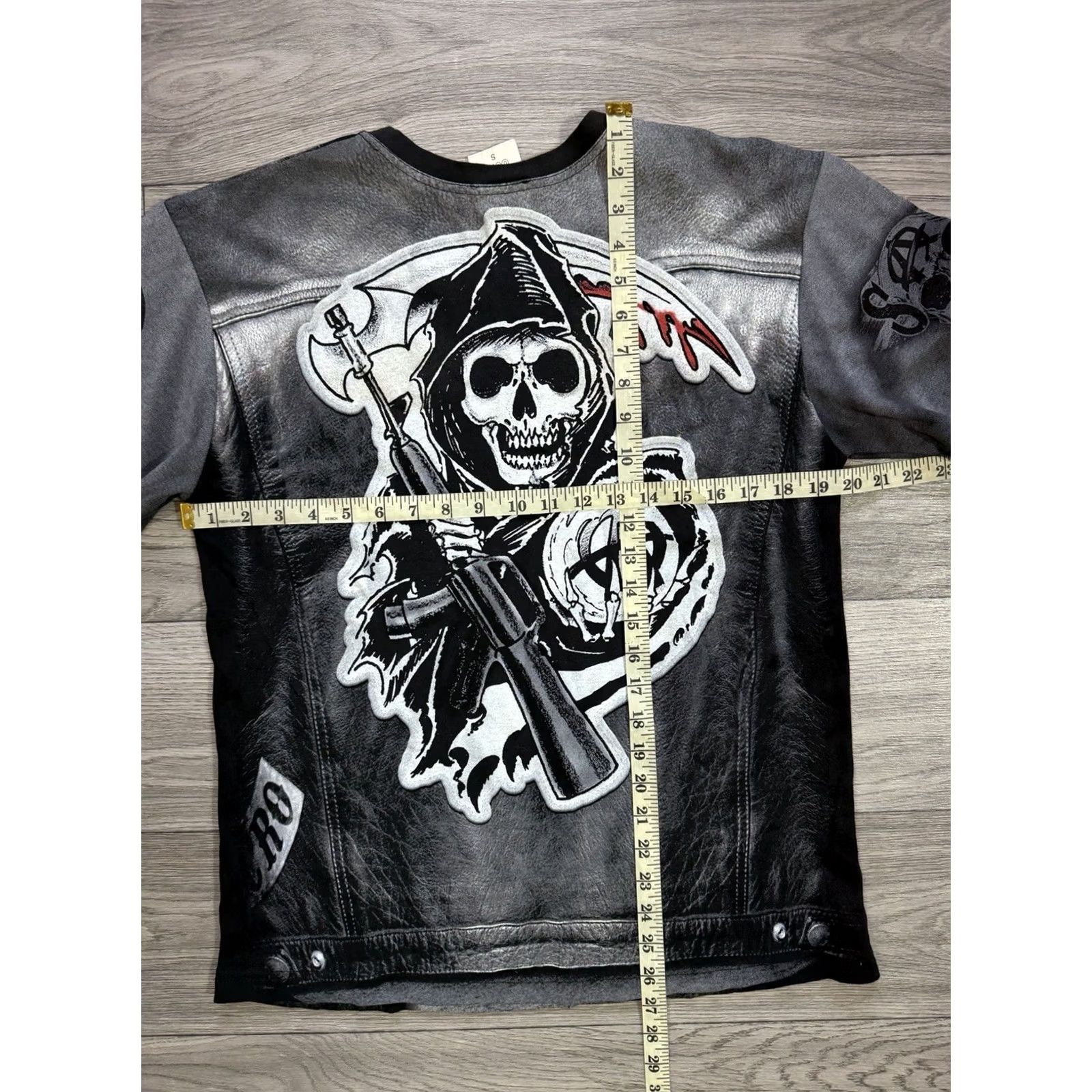 Vintage Sons Of Anarchy Shirt All Over Print Short Sleeve Black Gray Size S Mens Size US S / EU 44-46 / 1 - 3 Thumbnail