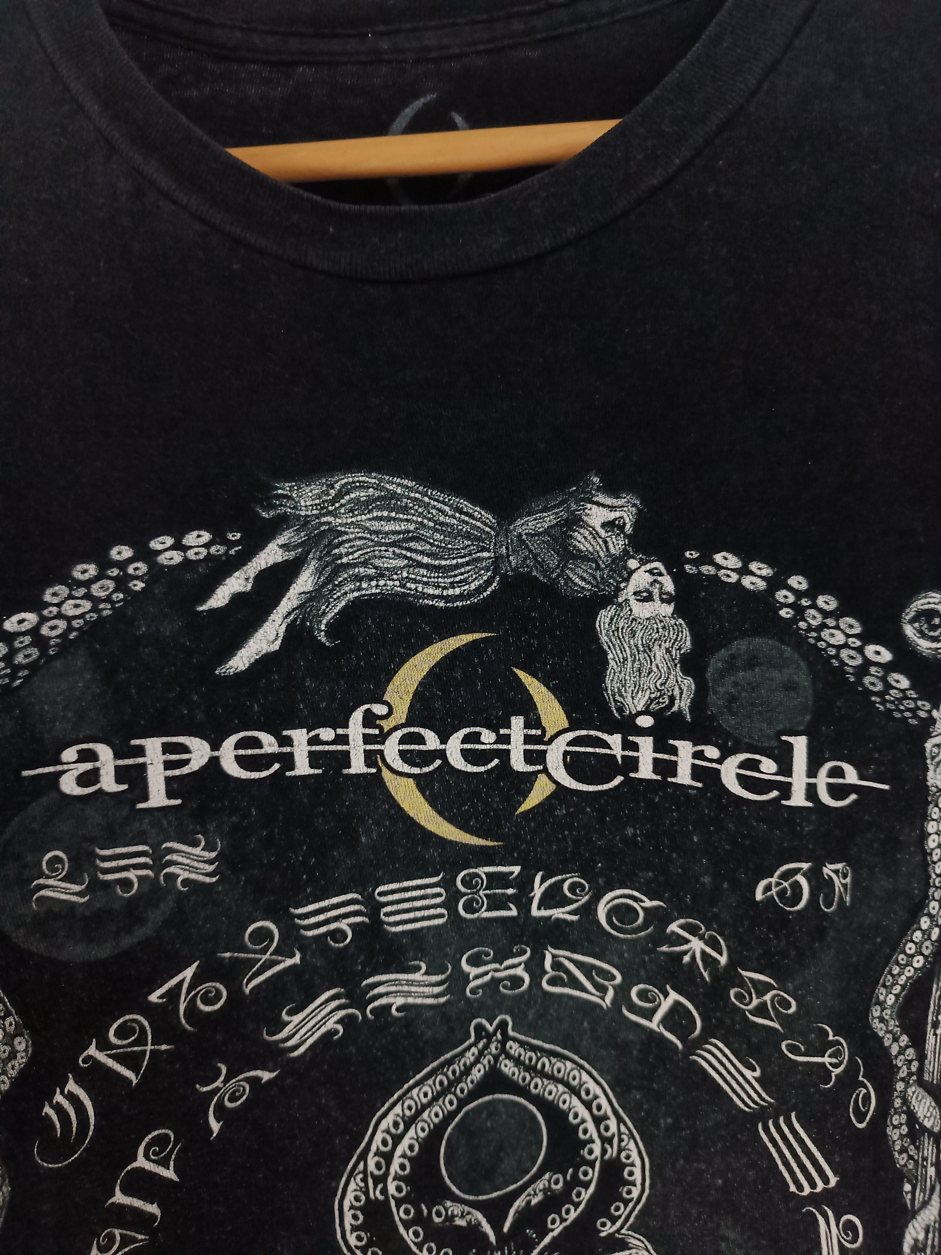 Band Tees VINTAGE A PERFECT CIRCLE BAND TEE VERY RARE FADED Size US XL / EU 56 / 4 - 10 Thumbnail