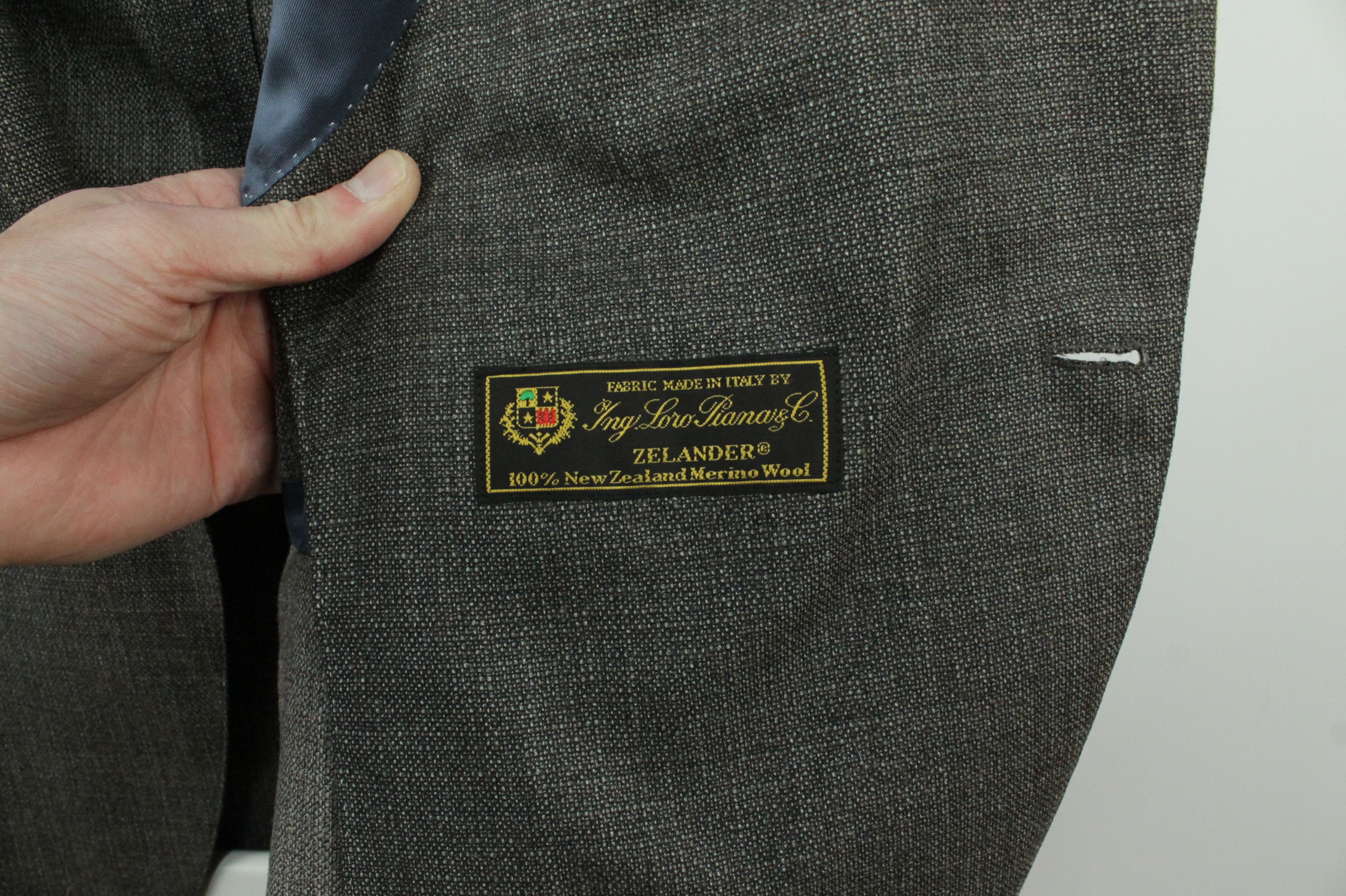 Other Rene Lezard Loro Piana Zelander Wool Sport Coat Jacket Size US L / EU 52-54 / 3 - 7 Thumbnail
