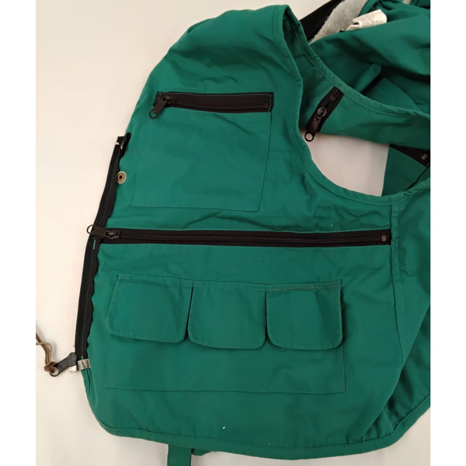 Cabelas Cabela's Fly Fishing Utility Vest Men's M Teal Cargo Pockets Size US M / EU 48-50 / 2 - 11 Thumbnail