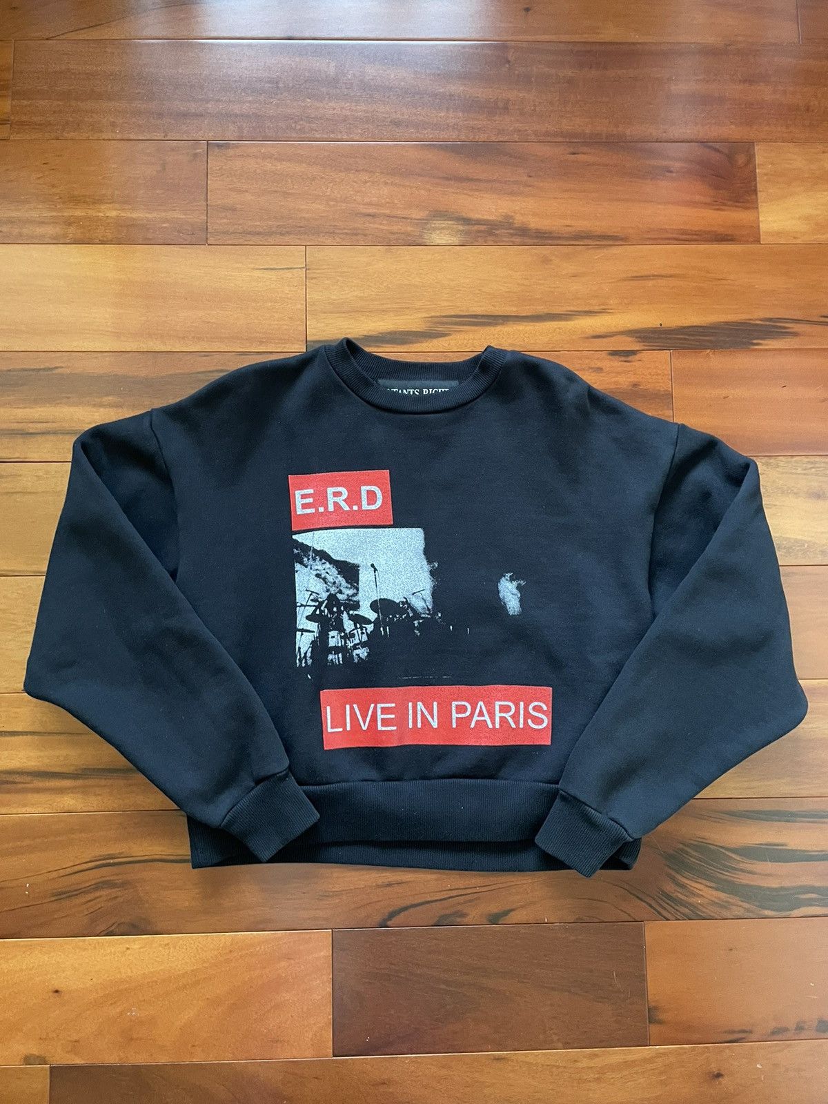 image of Enfants Riches Deprimes Erd Live In Paris Sweatshirt in Black, Men's (Size Small)