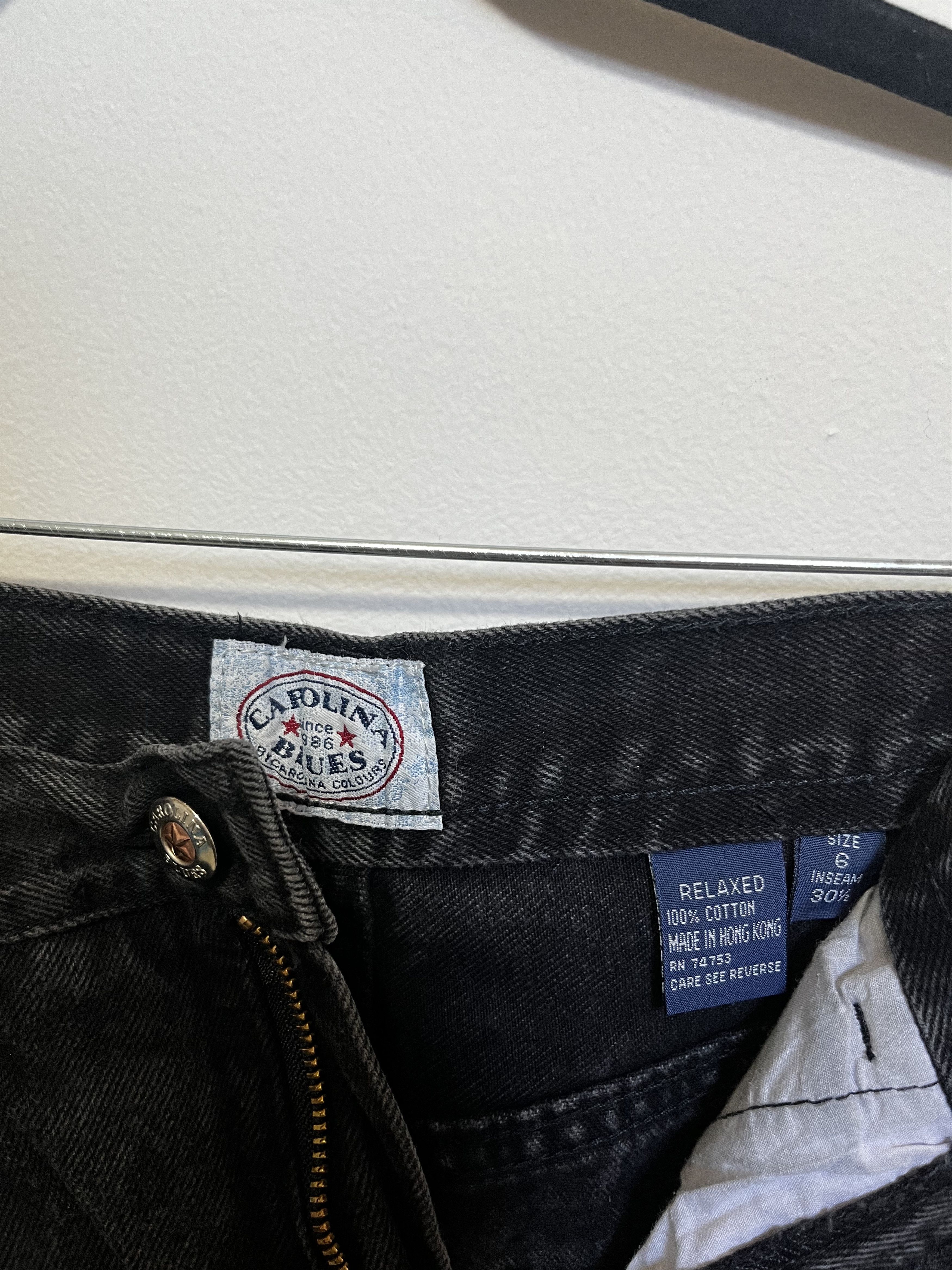Other Vintage Carolina Blues Relaxed Fit Jeans (Black) Size 6 Size US 28 / EU 44 - 3 Thumbnail