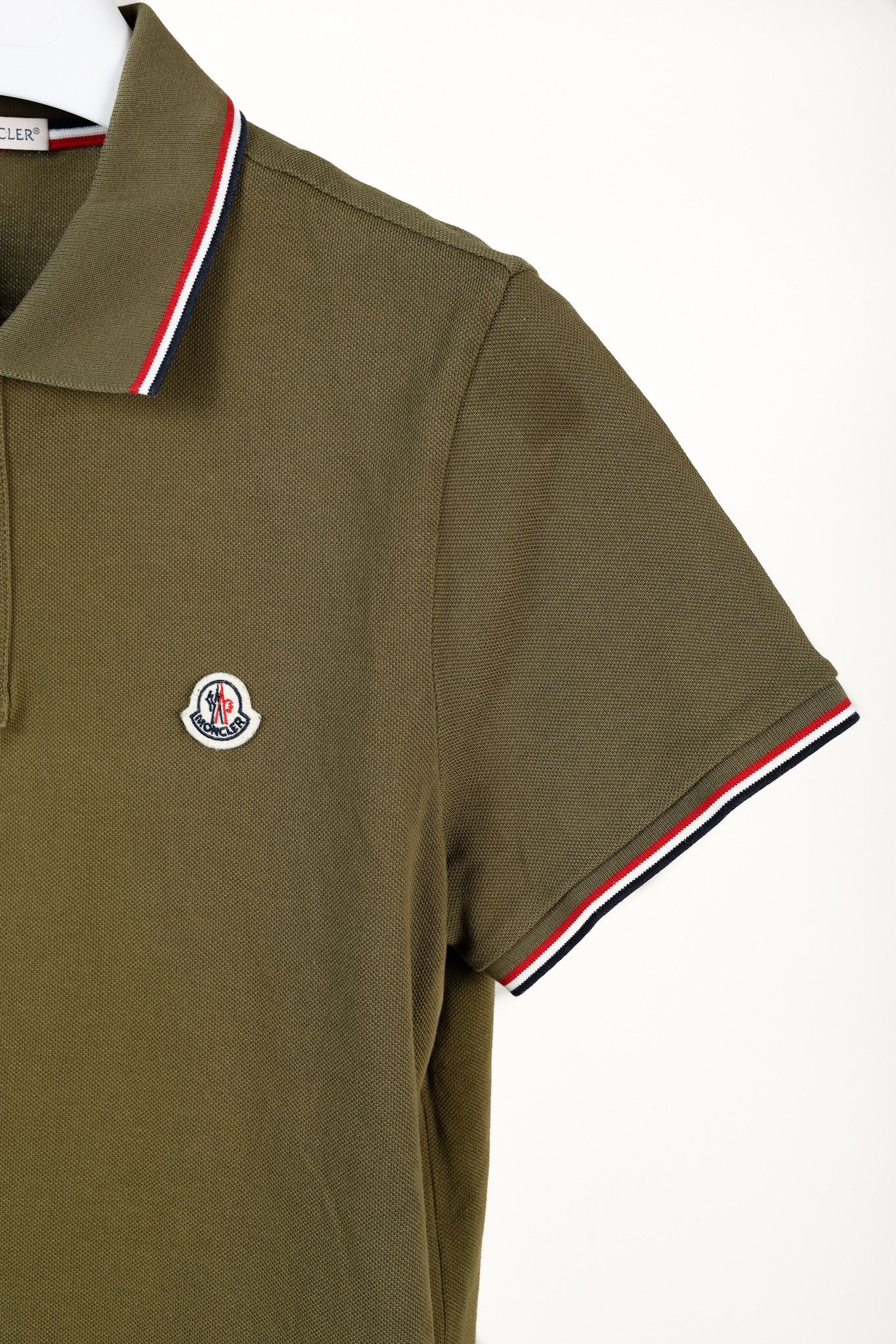 Moncler Moncler Maglia Polo Manica Corta Trimmed Cotton Polo Shirt Size US M / EU 48-50 / 2 - 5 Thumbnail