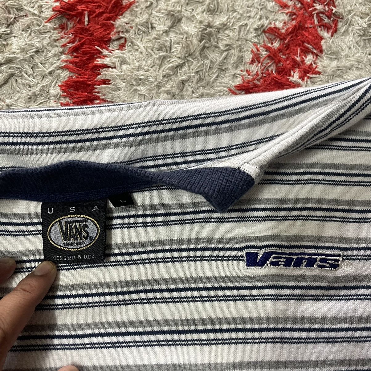 Vans × Vintage 🔥Vintage 90s Vans Skateboard Longsleeves Sweat Tee Size US L / EU 52-54 / 3 - 8 Thumbnail