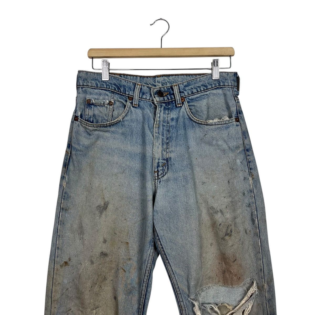 Levi's Vintage Y2k Levis Distressed Denim Jeans Size US 30 / EU 46 - 3 Thumbnail