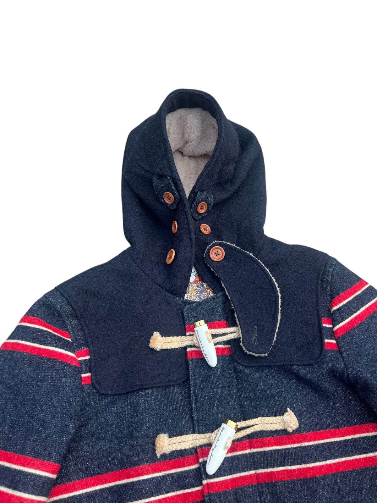 Bajra Education From Young Machines Border Striped Hoodie Jacket Size US M / EU 48-50 / 2 - 4 Thumbnail