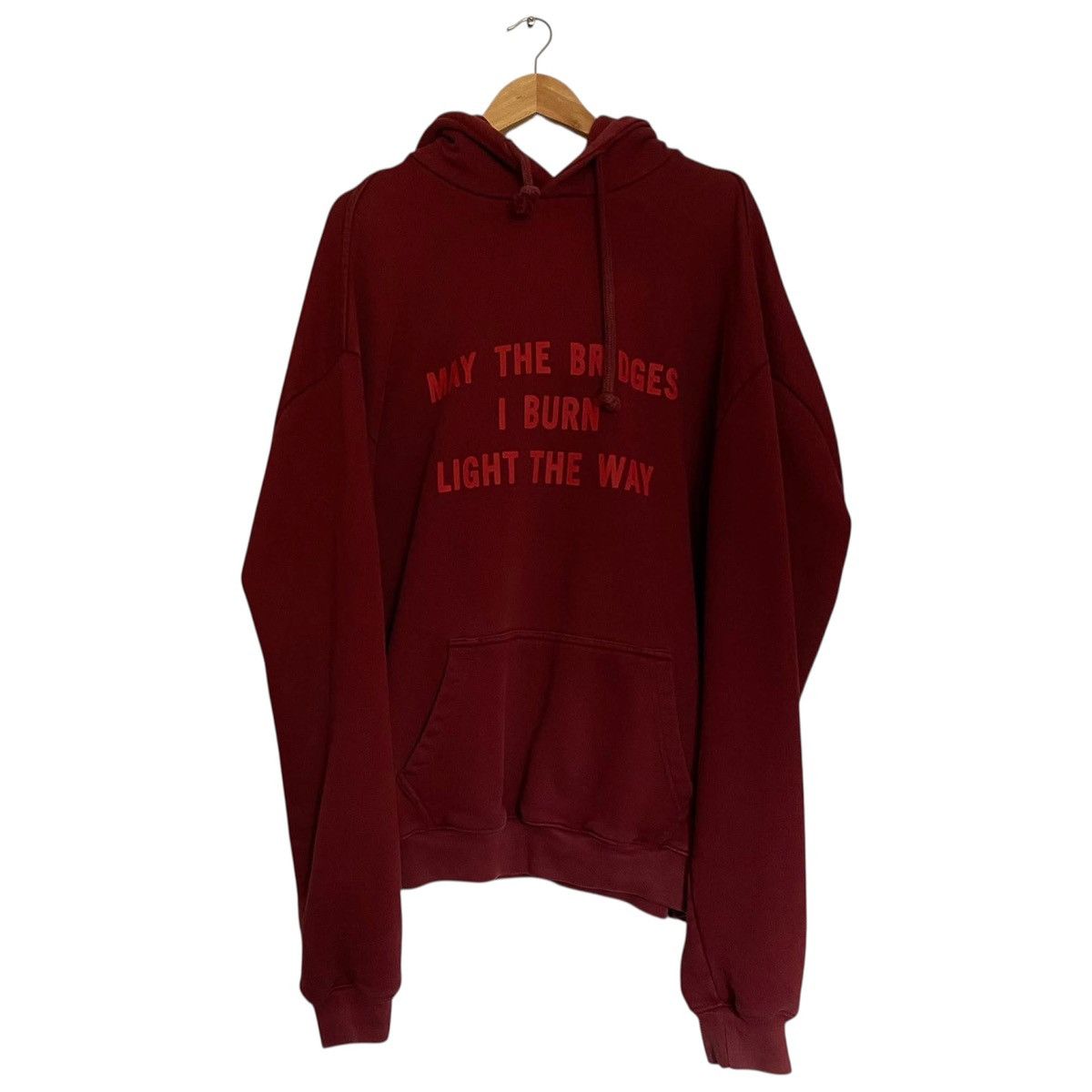 Vetements Vetements May The Bridges I Burn Light The Way Hoodie AW17 Size US S / EU 44-46 / 1 - 1 Thumbnail