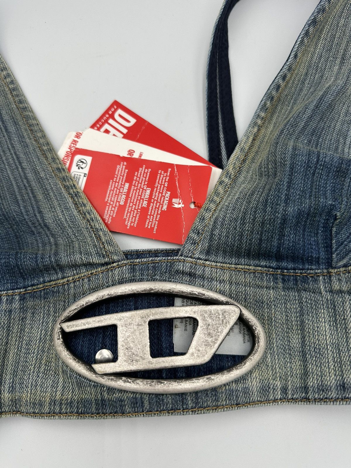 Diesel Diesel Denim Crop Top Size XS / US 0-2 / IT 36-38 - 4 Thumbnail