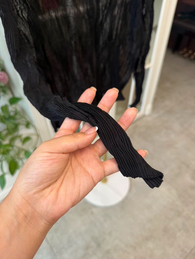 Issey Miyake Issey Miyake size:one size Black wicker cardigan Size S / US 4 / IT 40 - 3 Thumbnail