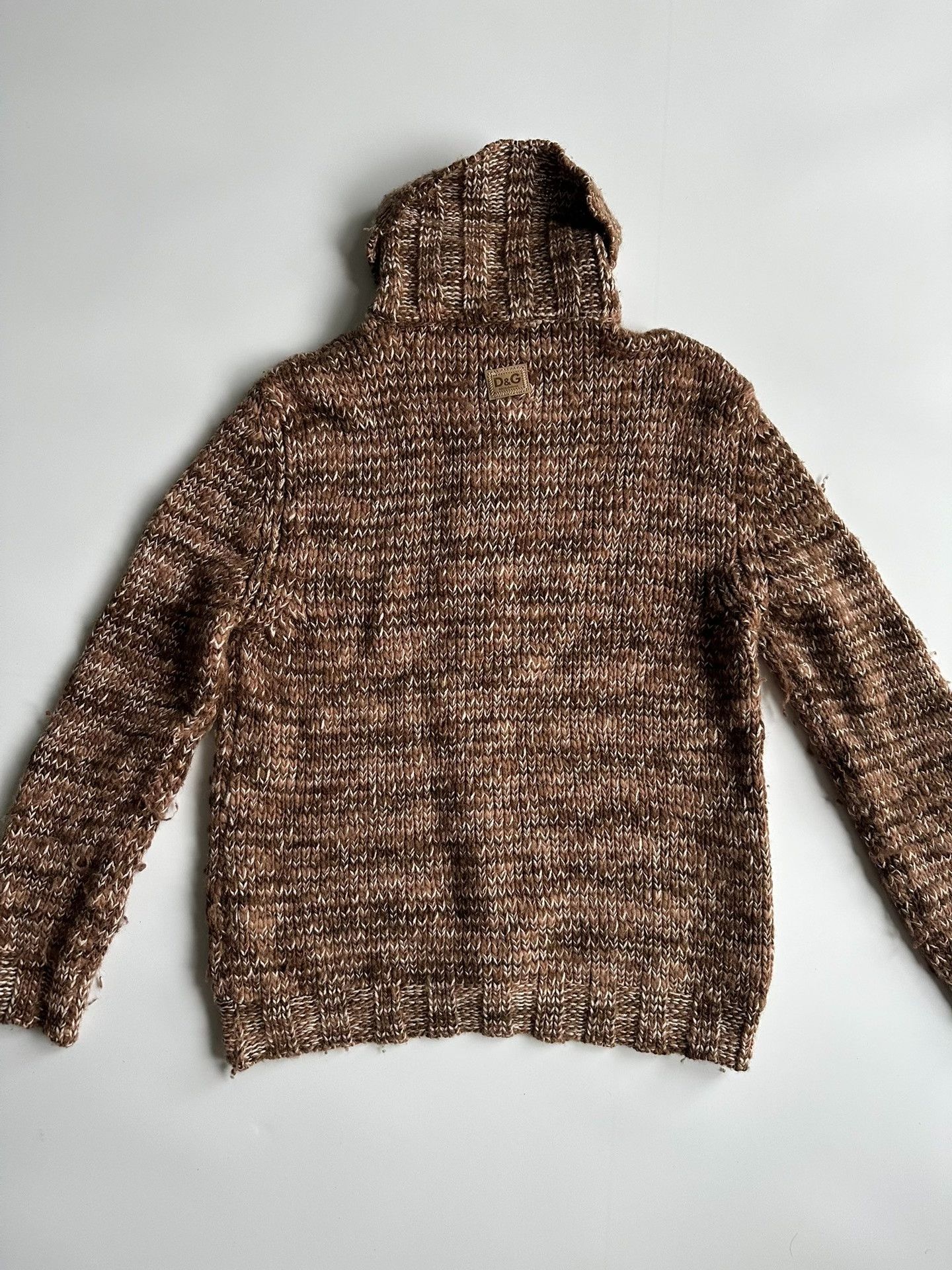 Dolce & Gabbana Dolce & Gabbana Zippered stand-up collar sweater jacket| Size US L / EU 52-54 / 3 - 3 Thumbnail