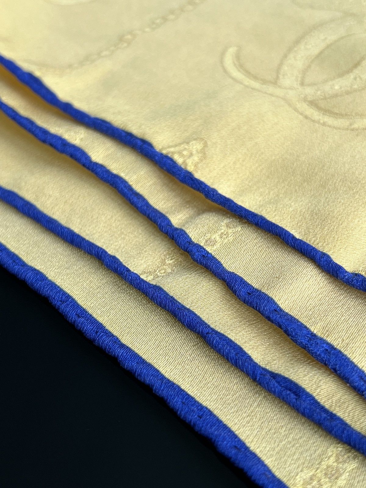 Cartier Vintage Cartier Yellow Silk Scarf Jewelry Print Paris Size ONE SIZE - 6 Thumbnail
