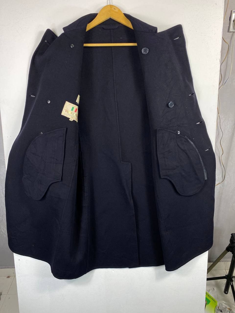 Italic stefano lancieri long wool jacket nice design Size US L / EU 52-54 / 3 - 5 Thumbnail