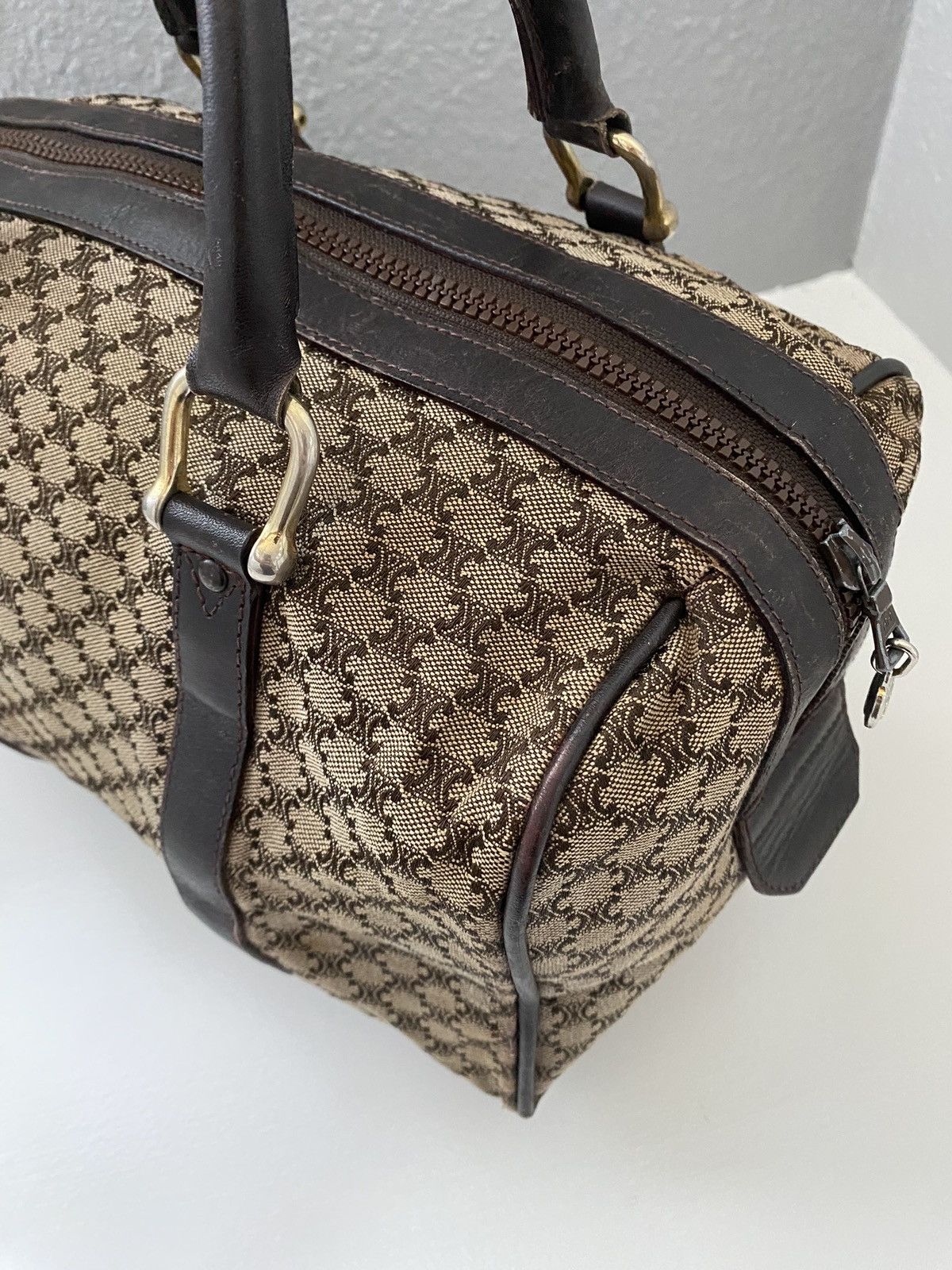 Celine Authentic Vintage Boston Duffel Bag Size ONE SIZE - 16 Thumbnail