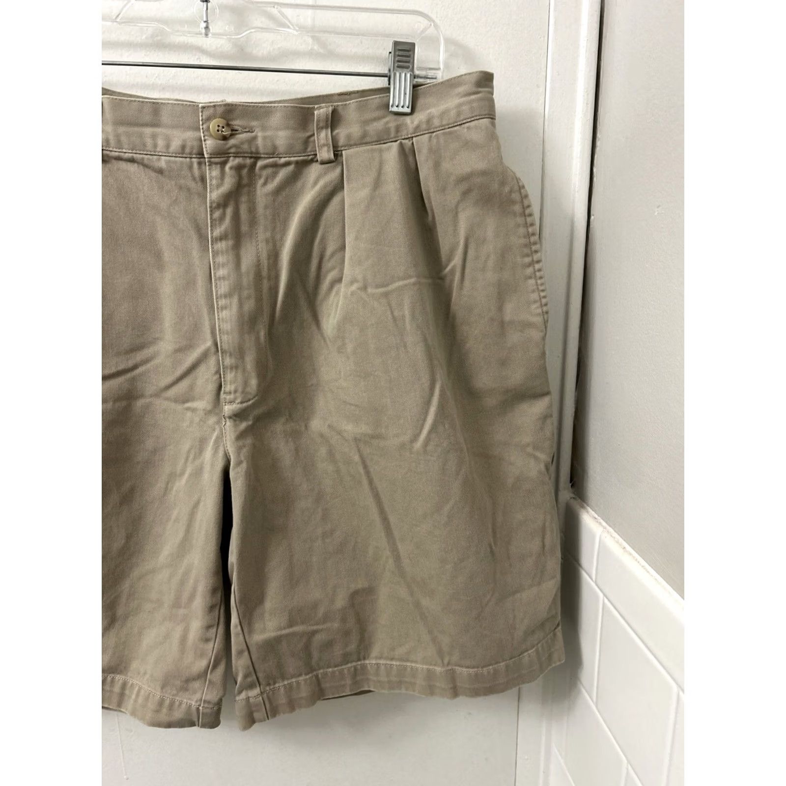 Polo Ralph Lauren VTG Polo Ralph Lauren Tyler Shorts Mens 35 Tan Khaki Chino Pleated YKK Cotton Size US S / EU 44-46 / 1 - 3 Thumbnail