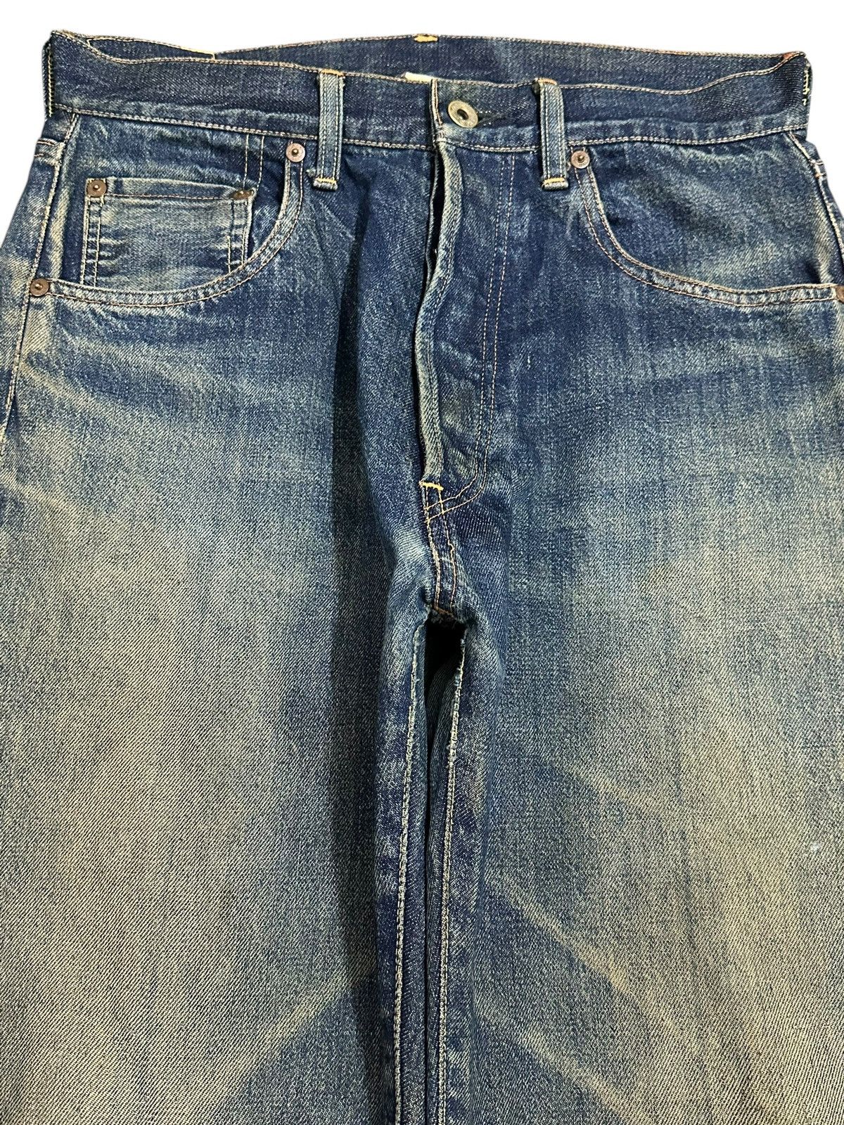 Japanese Brand Vintage Japan Post O’All Selvedge Mud Wash Style Jeans Size US 30 / EU 46 - 3 Thumbnail