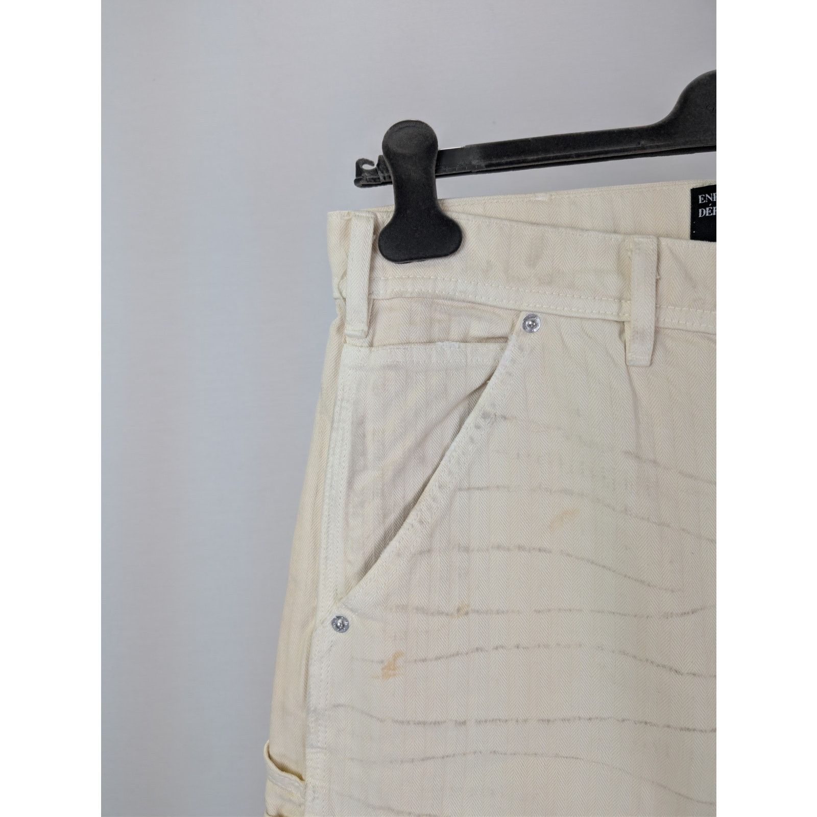 Enfants Riches Deprimes o1rshd1 Double Knee Paint Pants in White 32 Size US 32 / EU 48 - 5 Thumbnail