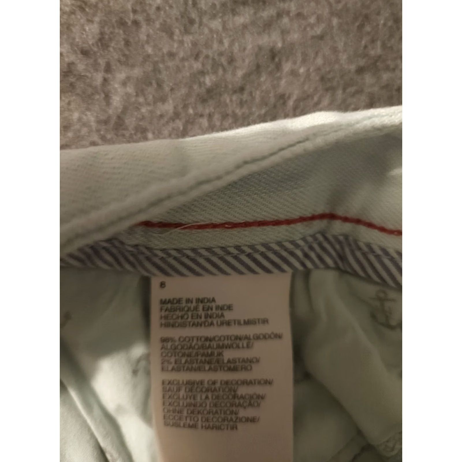 Tommy Hilfiger Tommy Hilfiger Denim Shorts Women's Mint 8 Cuffed Stretch 5-Pocket Casual Preppy Size 30" / US 8 / IT 44 - 3 Thumbnail