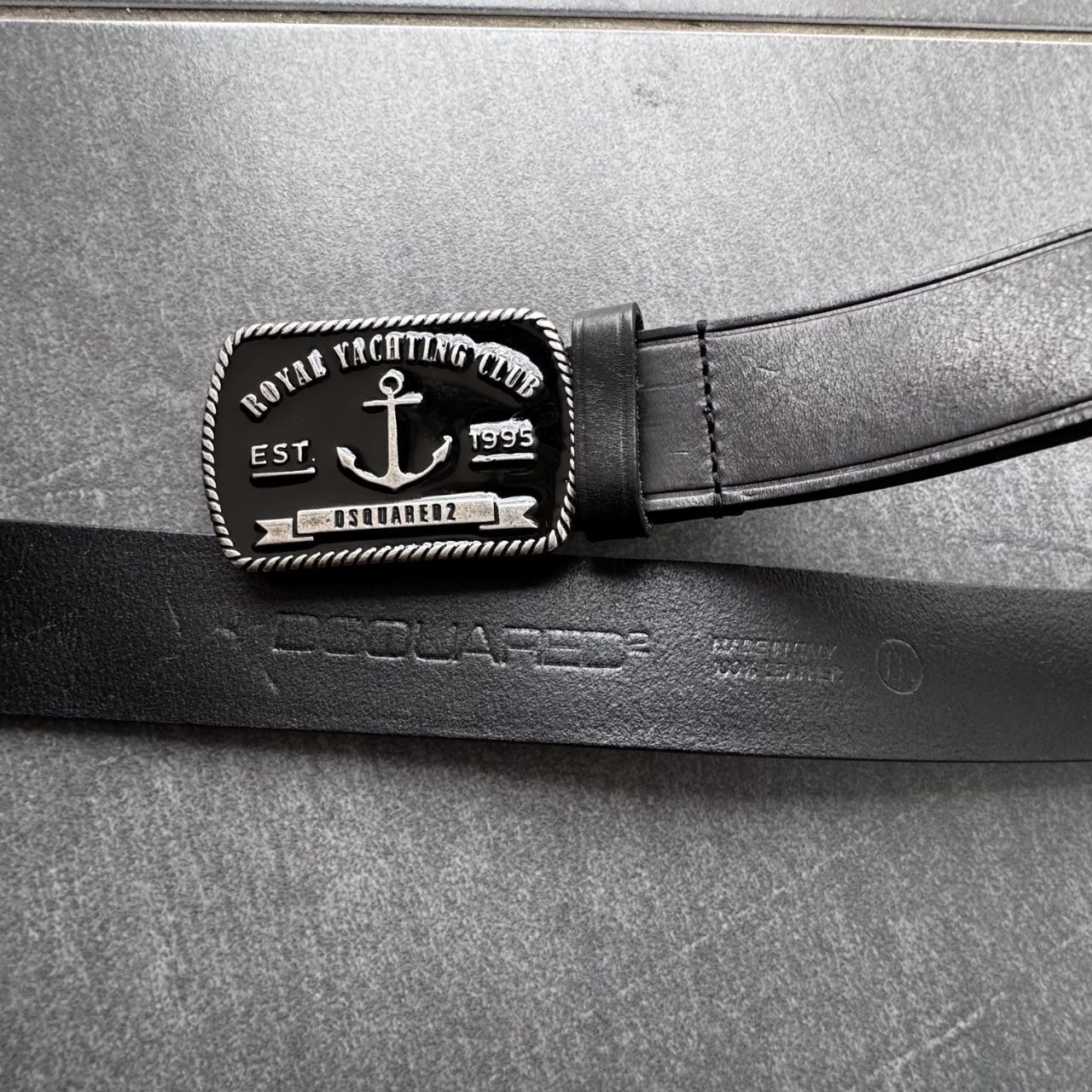 Dsquared2 Vintage Dsquared2 RYC 1995 Leather Belt y2k Luxury Italy Size ONE SIZE - 5 Thumbnail